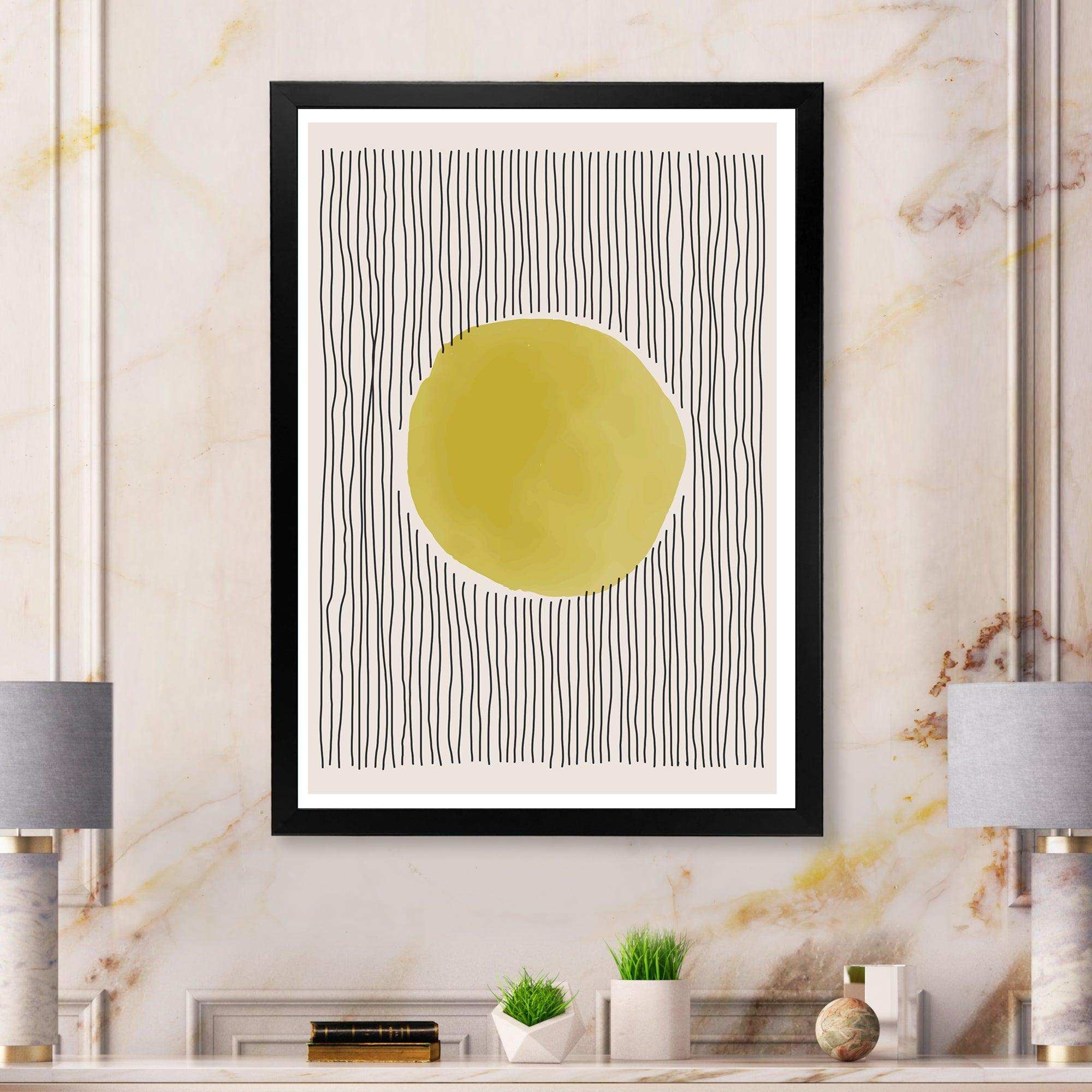 Minimal Geometric Lines And Circle I