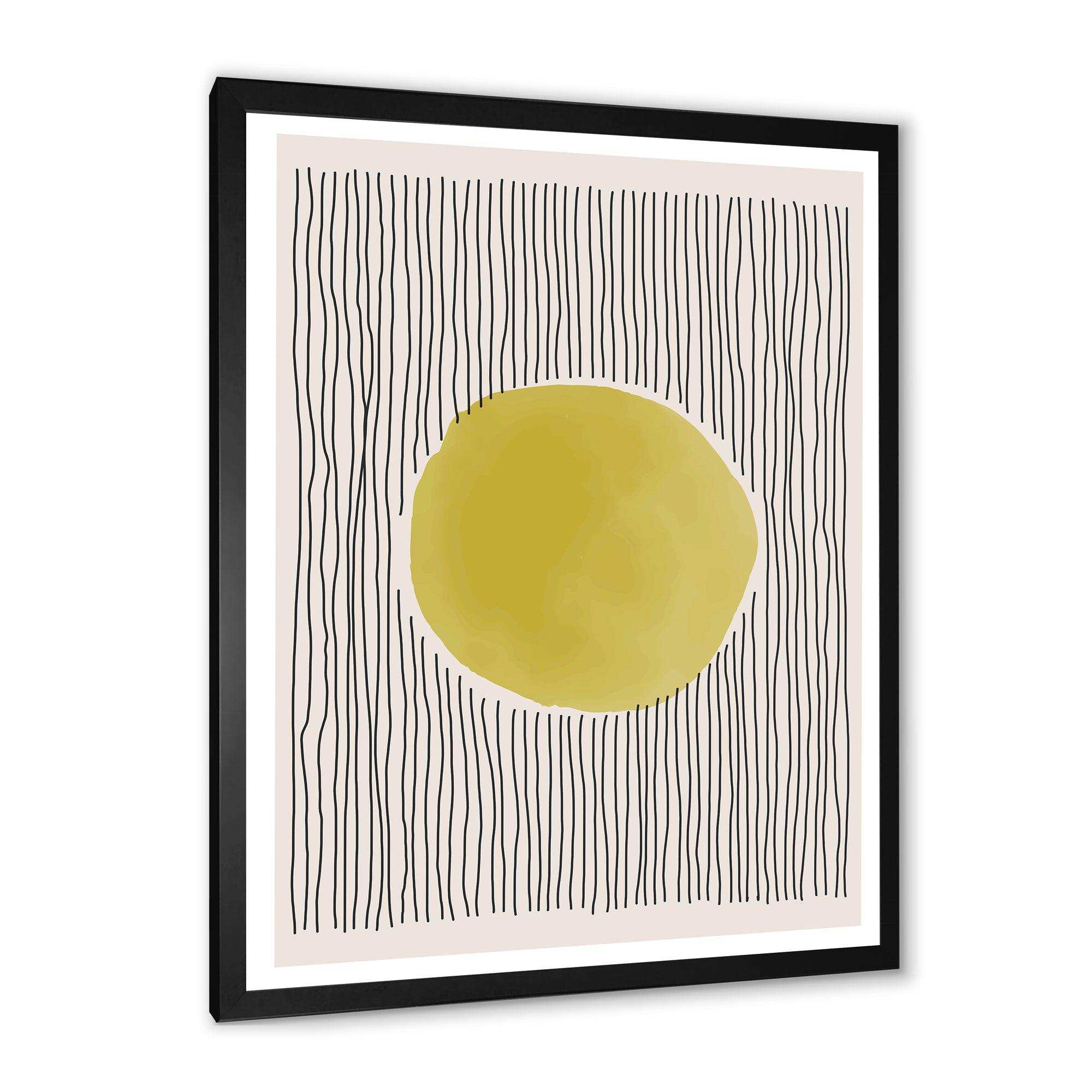 Minimal Geometric Lines And Circle I