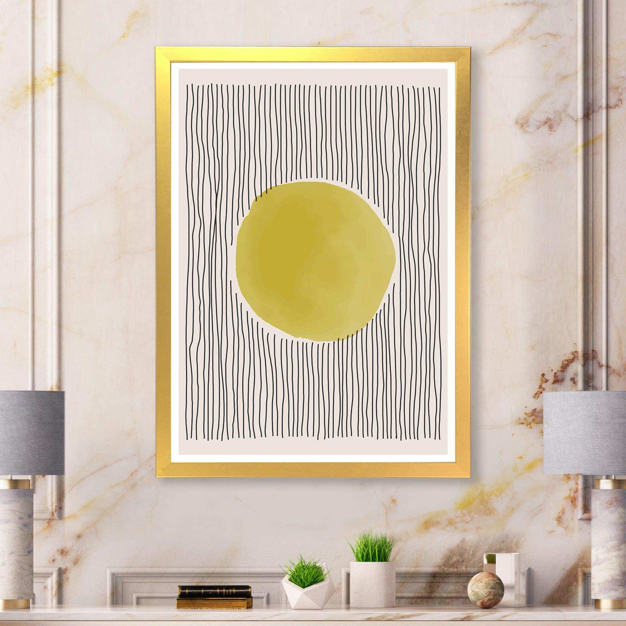 Minimal Geometric Lines And Circle I