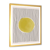 Minimal Geometric Lines And Circle I