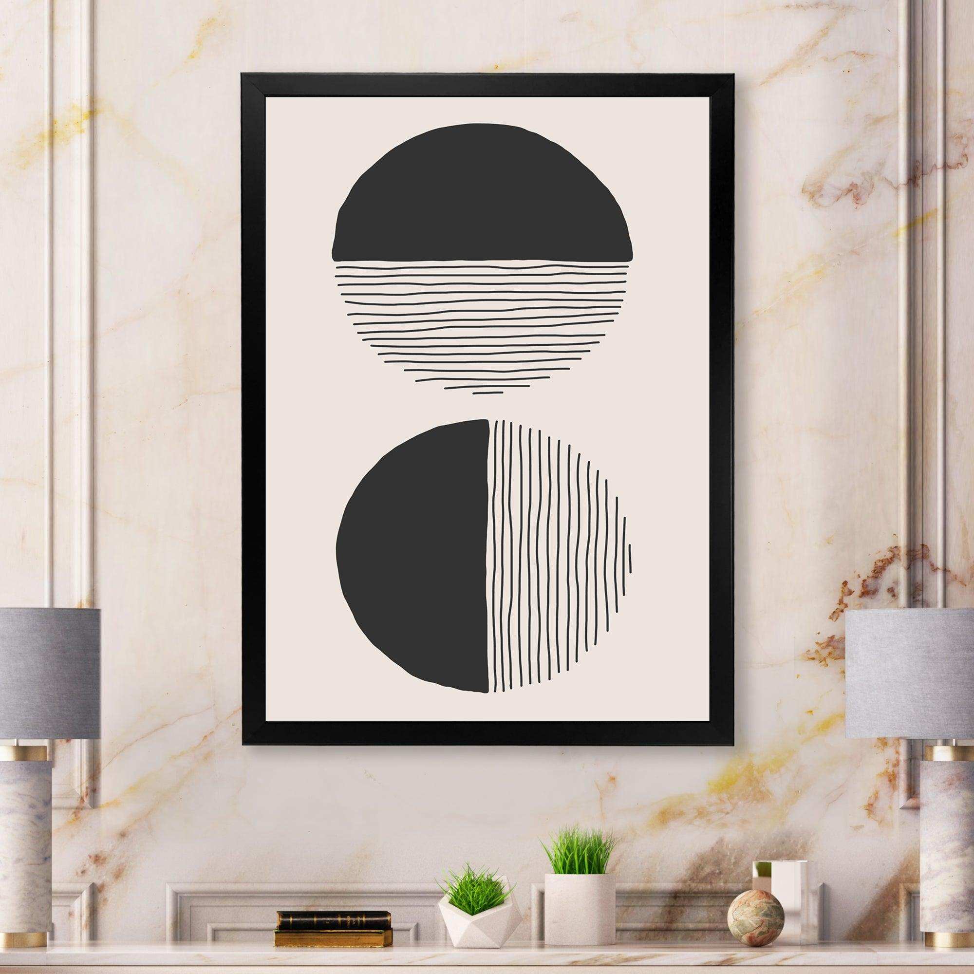 Minimal Geometric Lines And Circle IV