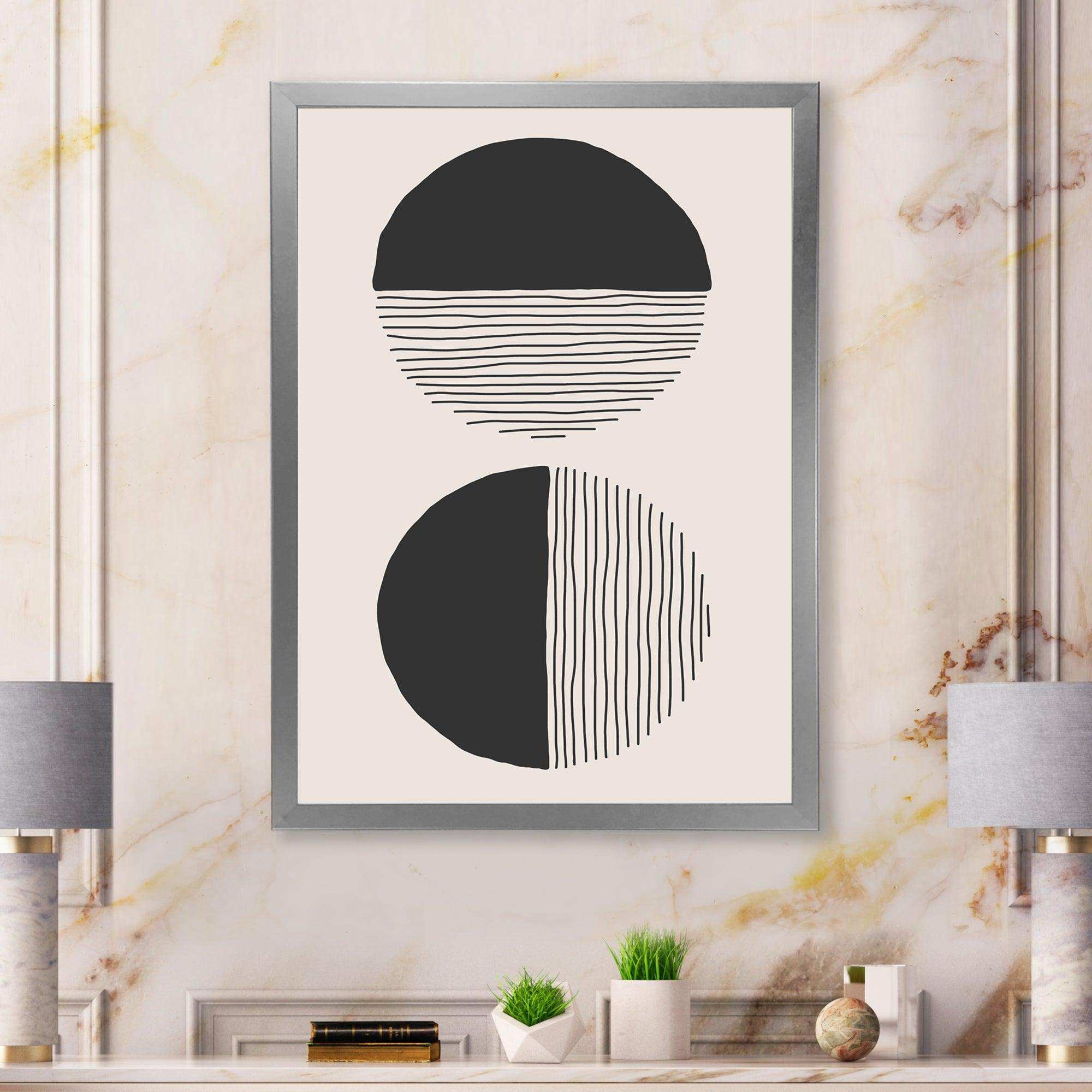 Minimal Geometric Lines And Circle IV