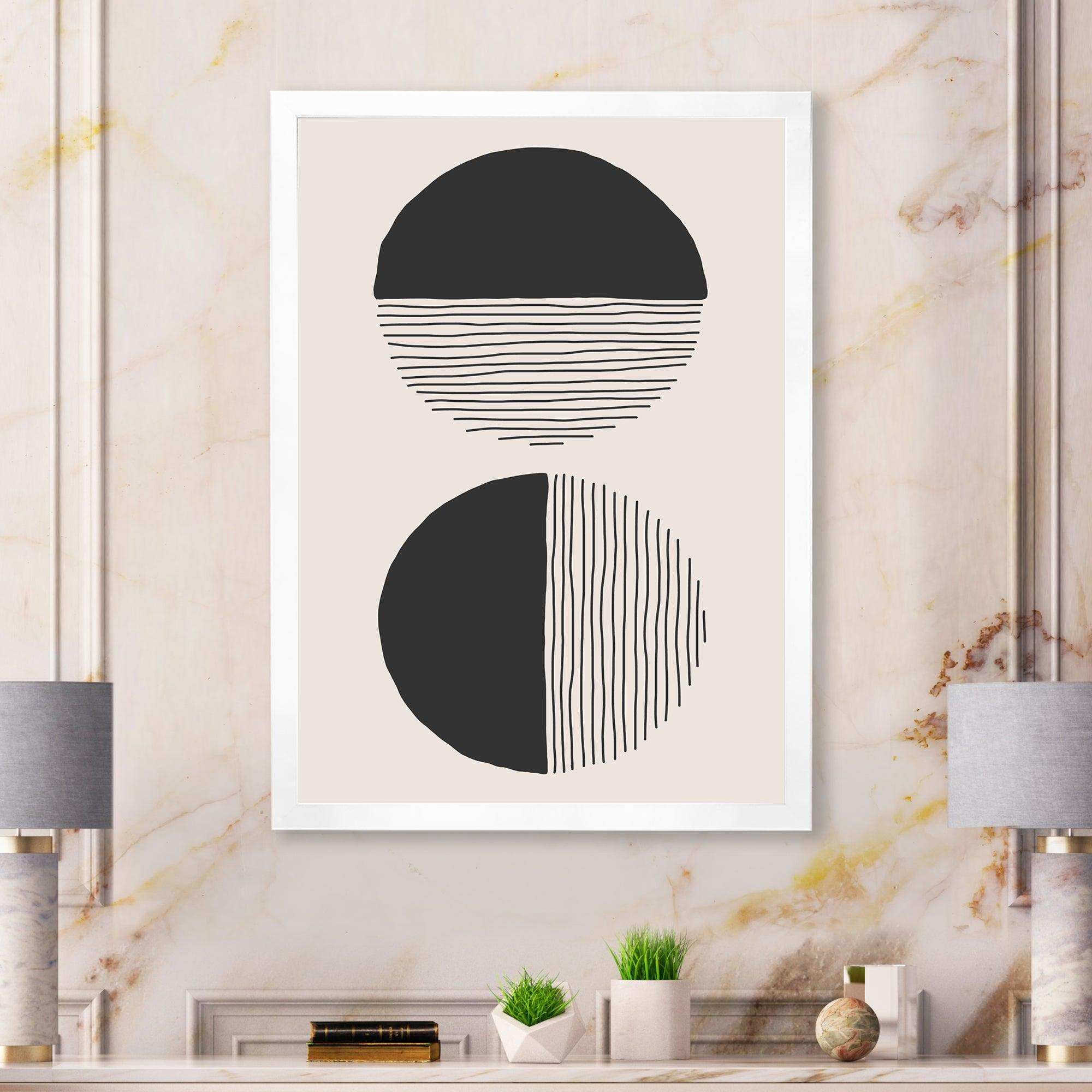 Minimal Geometric Lines And Circle IV