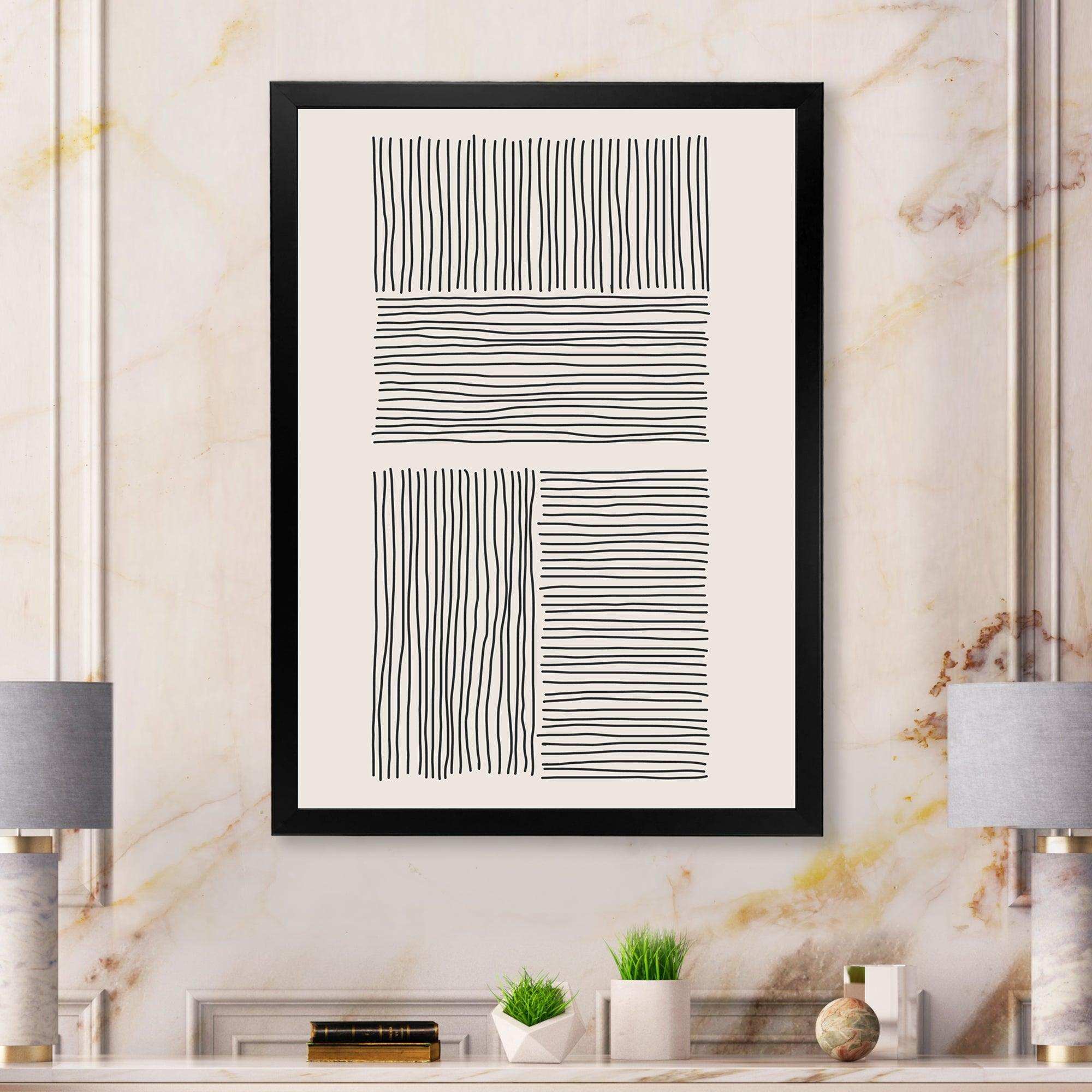 Minimal Geometric Lines And Squares IV