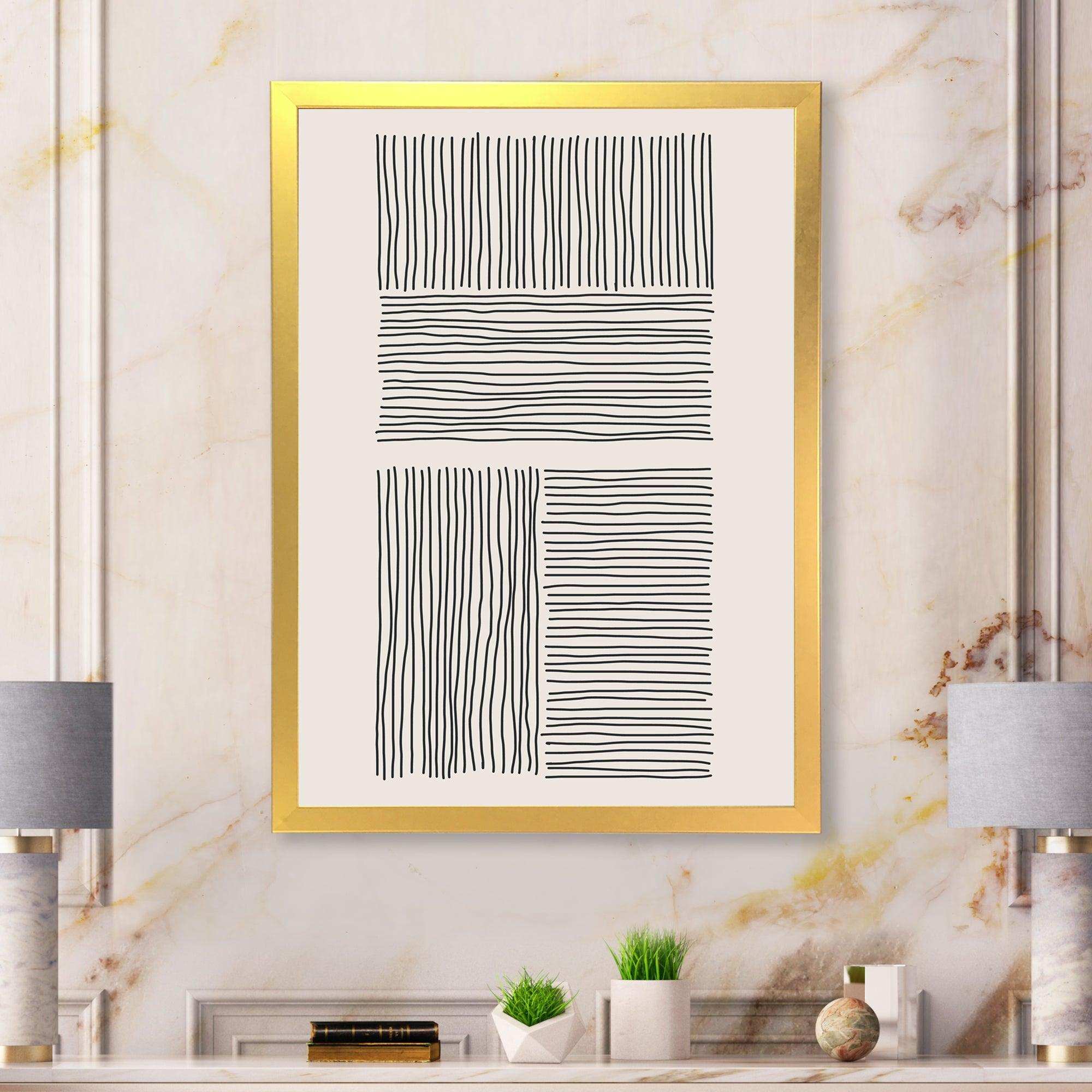 Minimal Geometric Lines And Squares IV