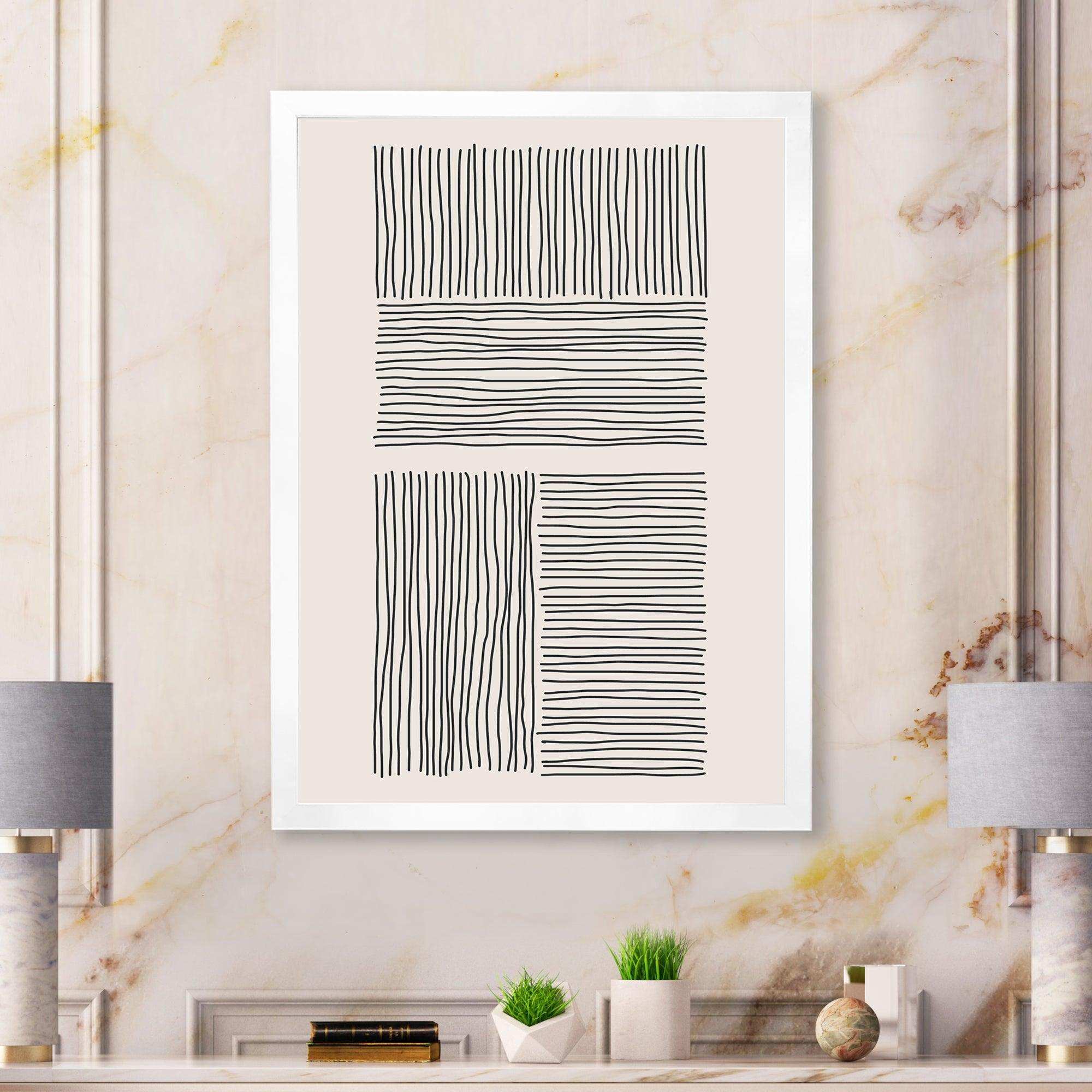 Minimal Geometric Lines And Squares IV