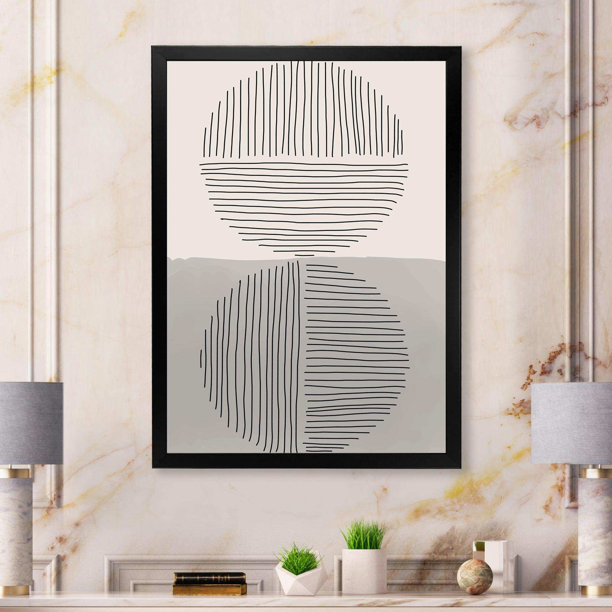 Minimal Geometric Lines And Circle VI