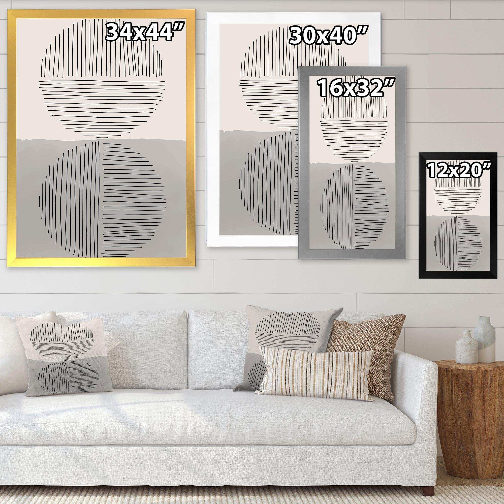 Minimal Geometric Lines And Circle VI