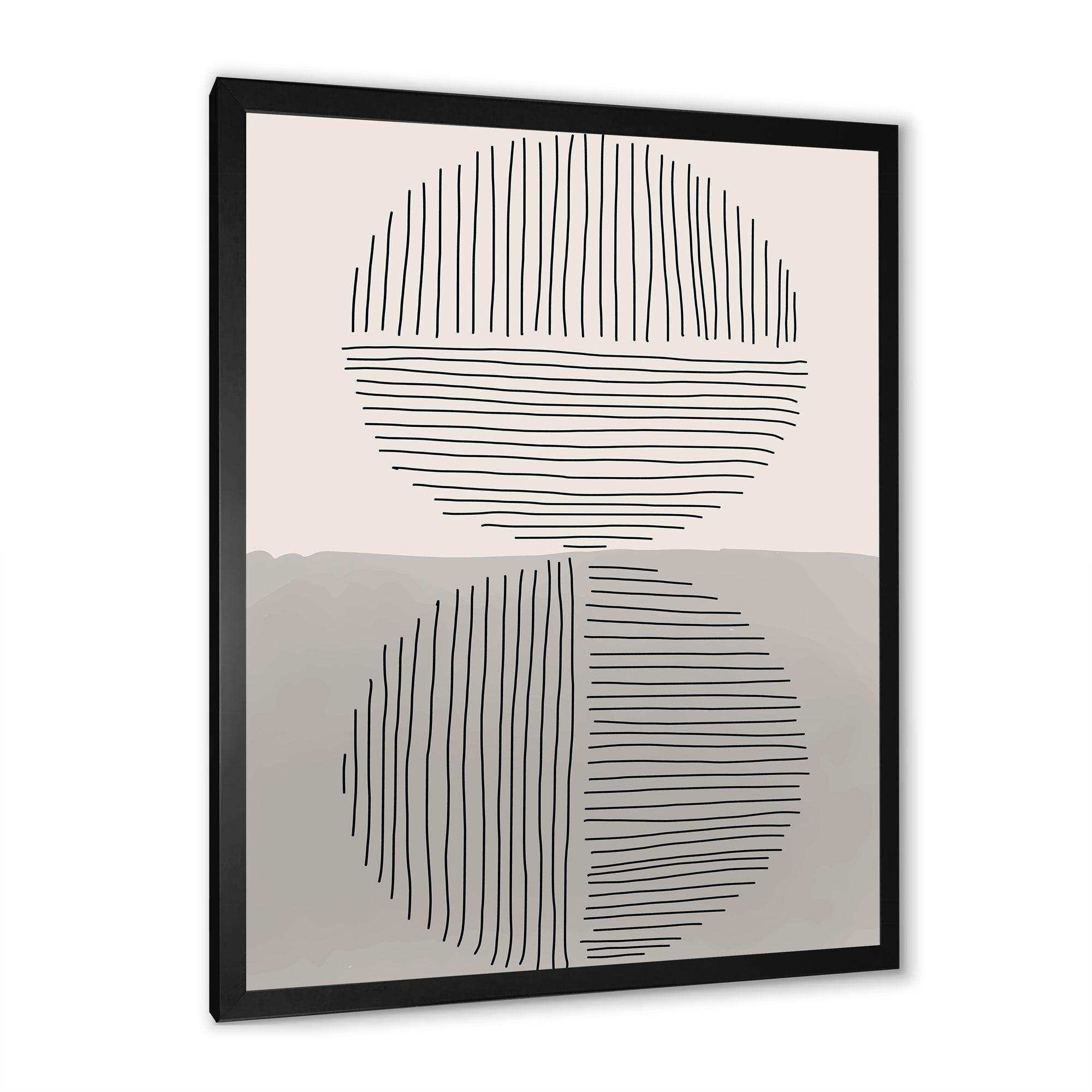 Minimal Geometric Lines And Circle VI
