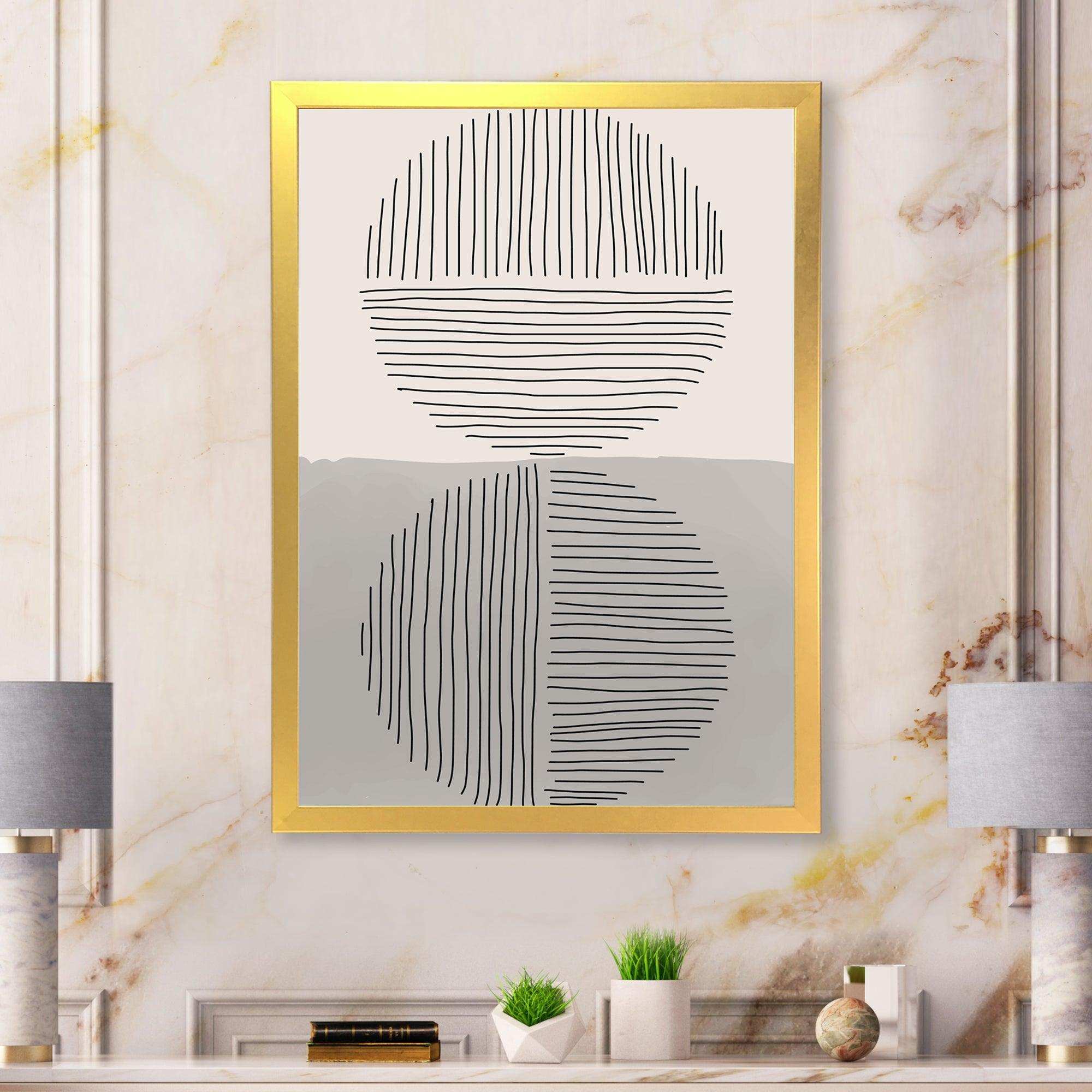 Minimal Geometric Lines And Circle VI