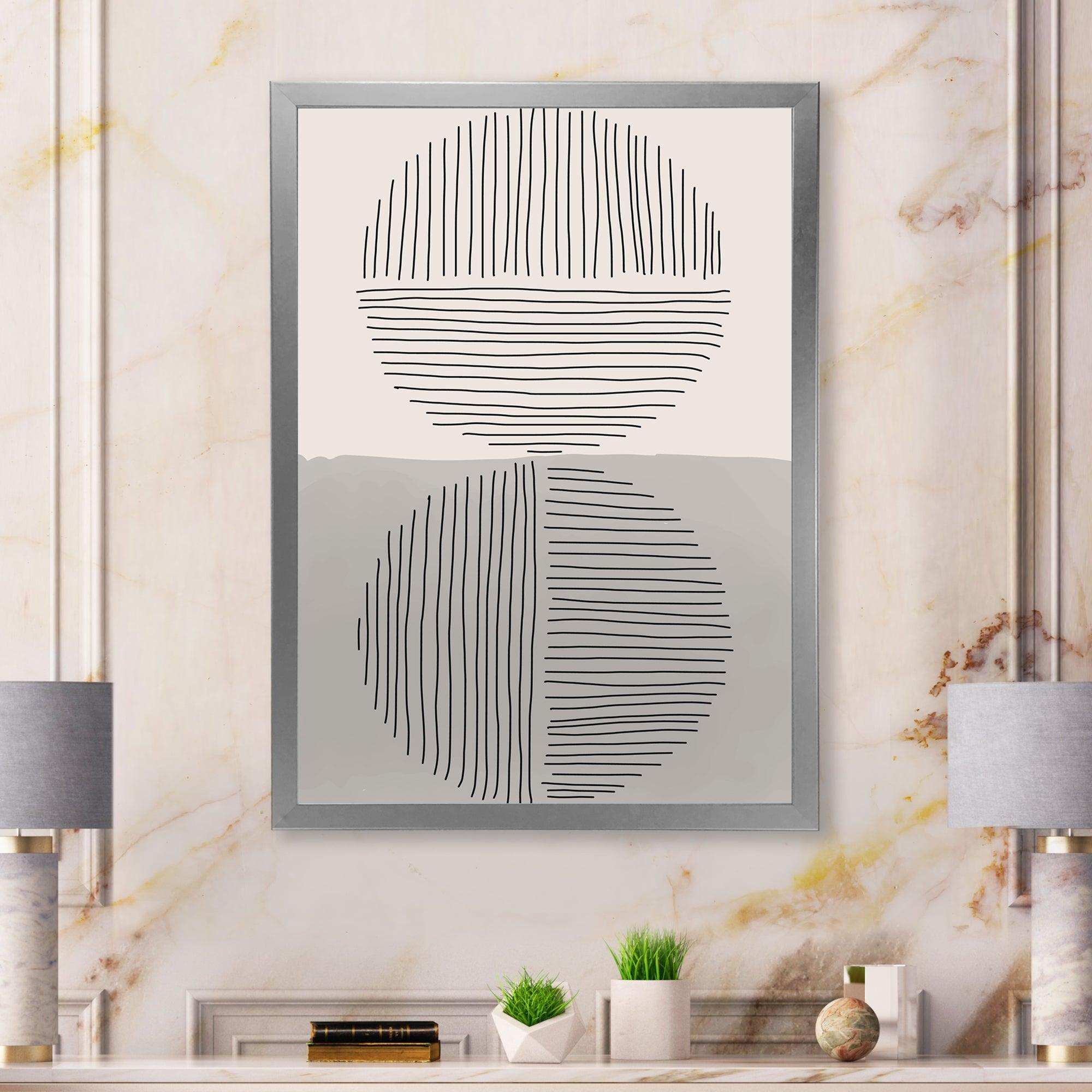 Minimal Geometric Lines And Circle VI