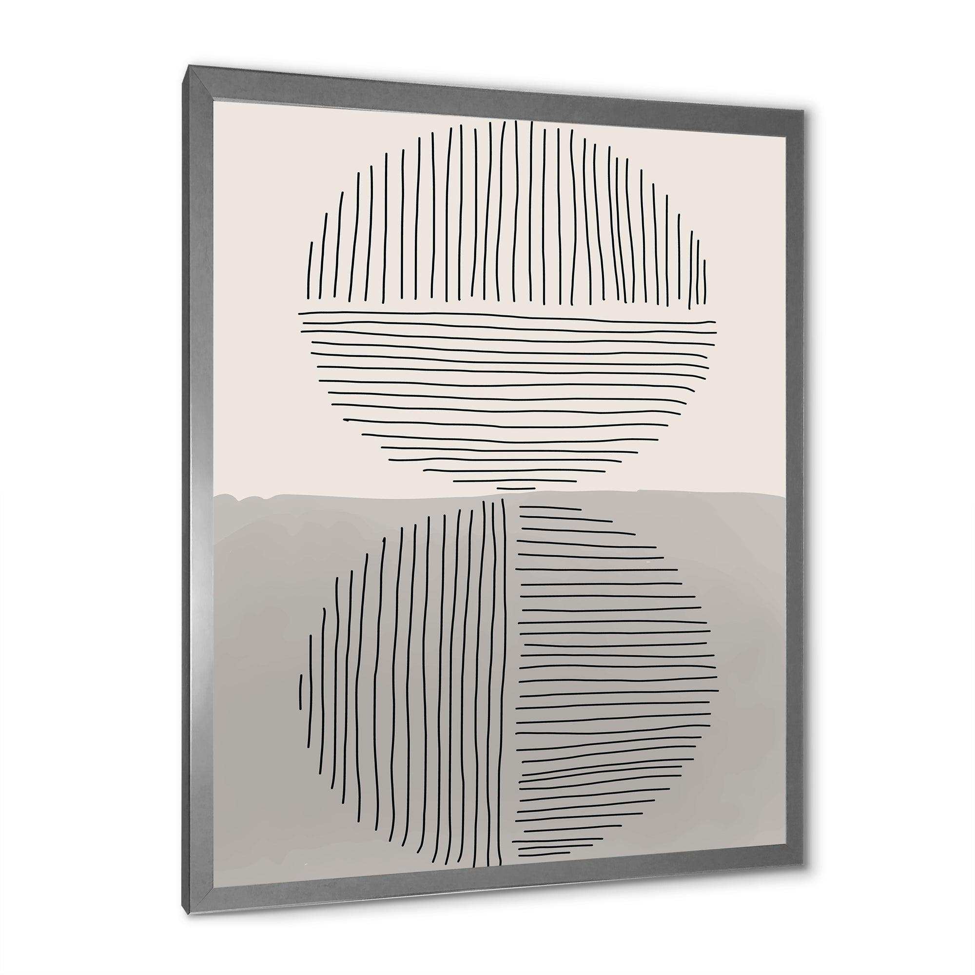 Minimal Geometric Lines And Circle VI