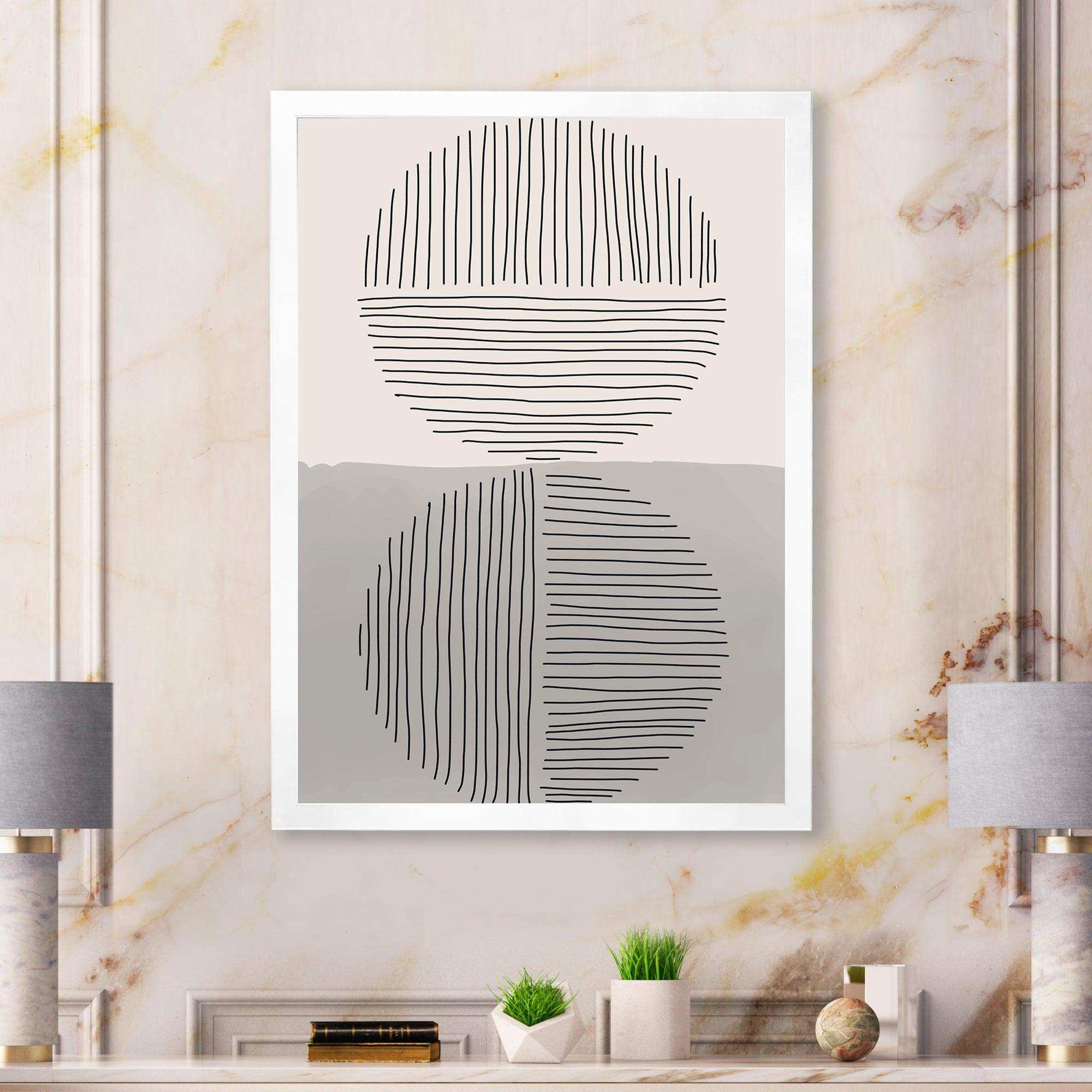 Minimal Geometric Lines And Circle VI