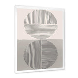 Minimal Geometric Lines And Circle VI