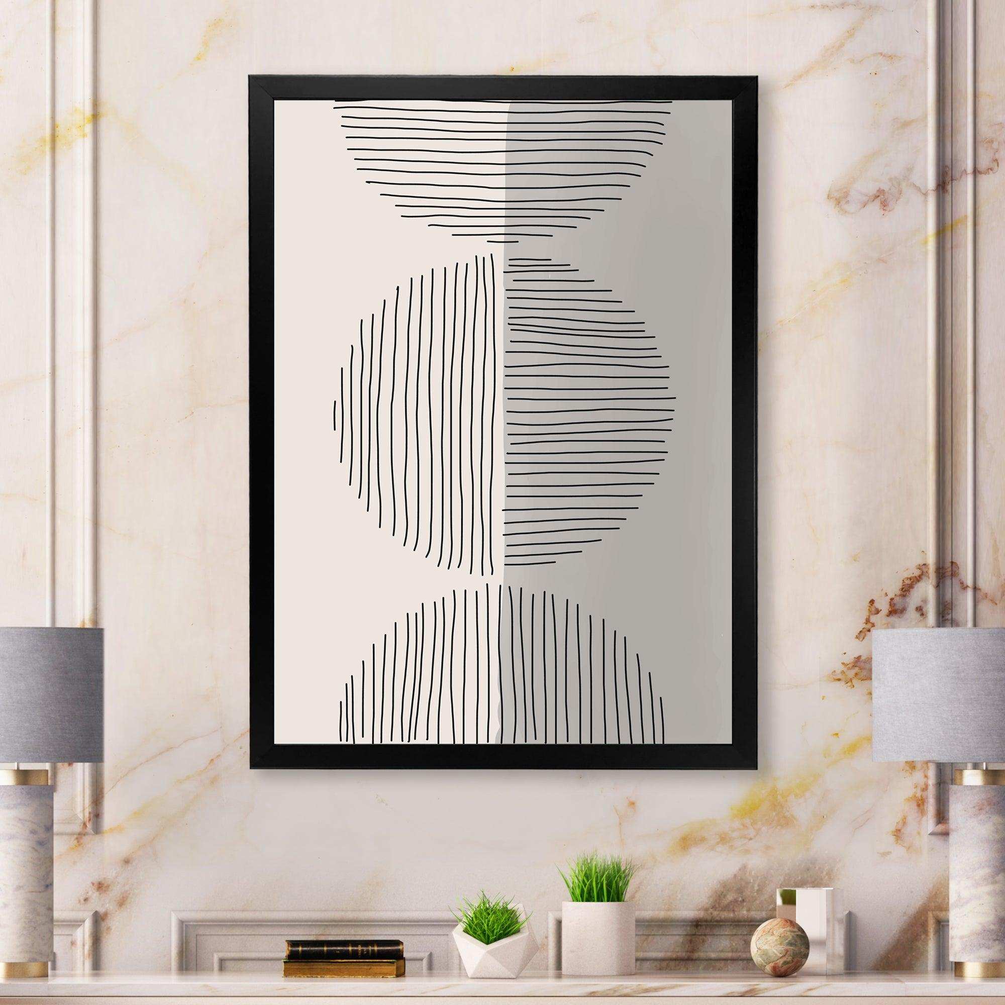 Minimal Geometric Lines And Circle VII