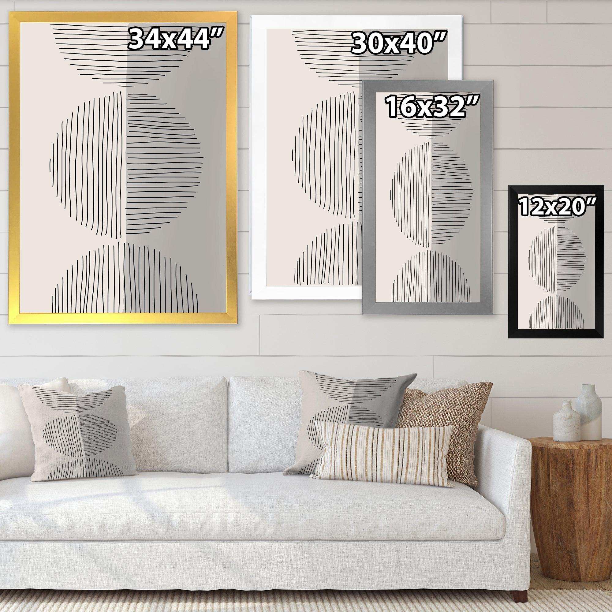 Minimal Geometric Lines And Circle VII