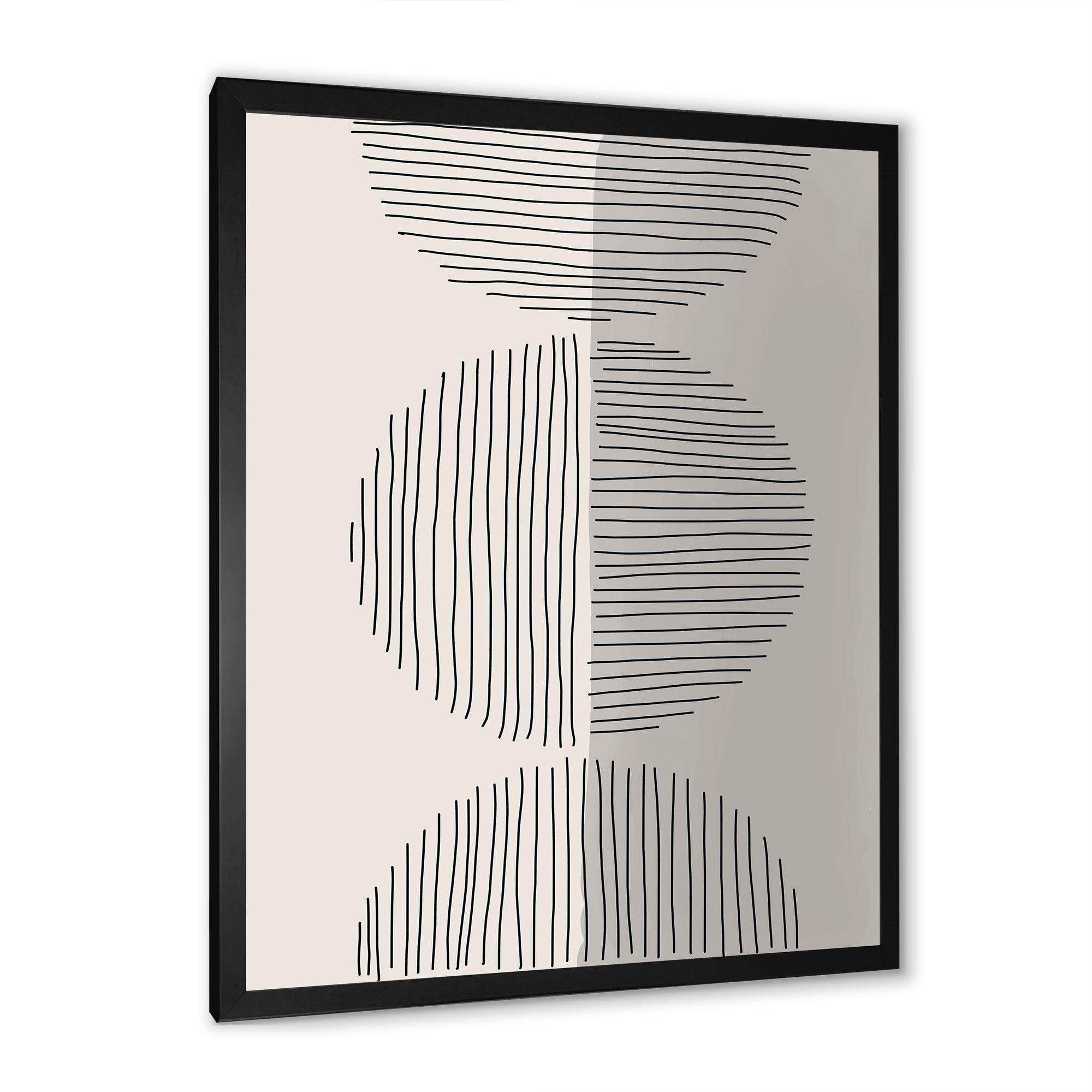 Minimal Geometric Lines And Circle VII