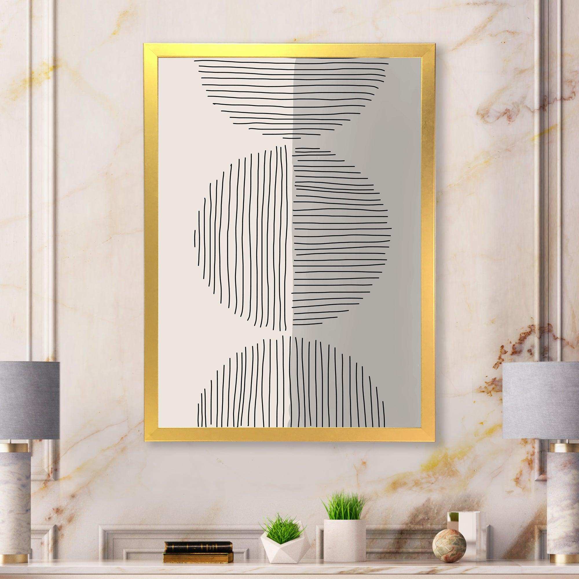 Minimal Geometric Lines And Circle VII
