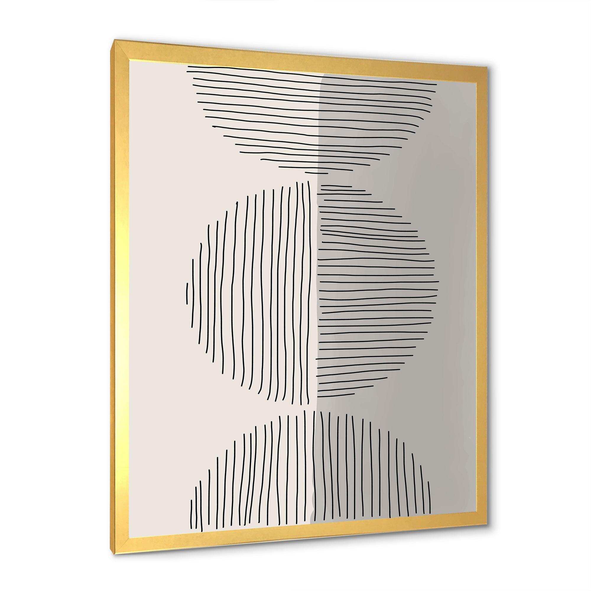 Minimal Geometric Lines And Circle VII