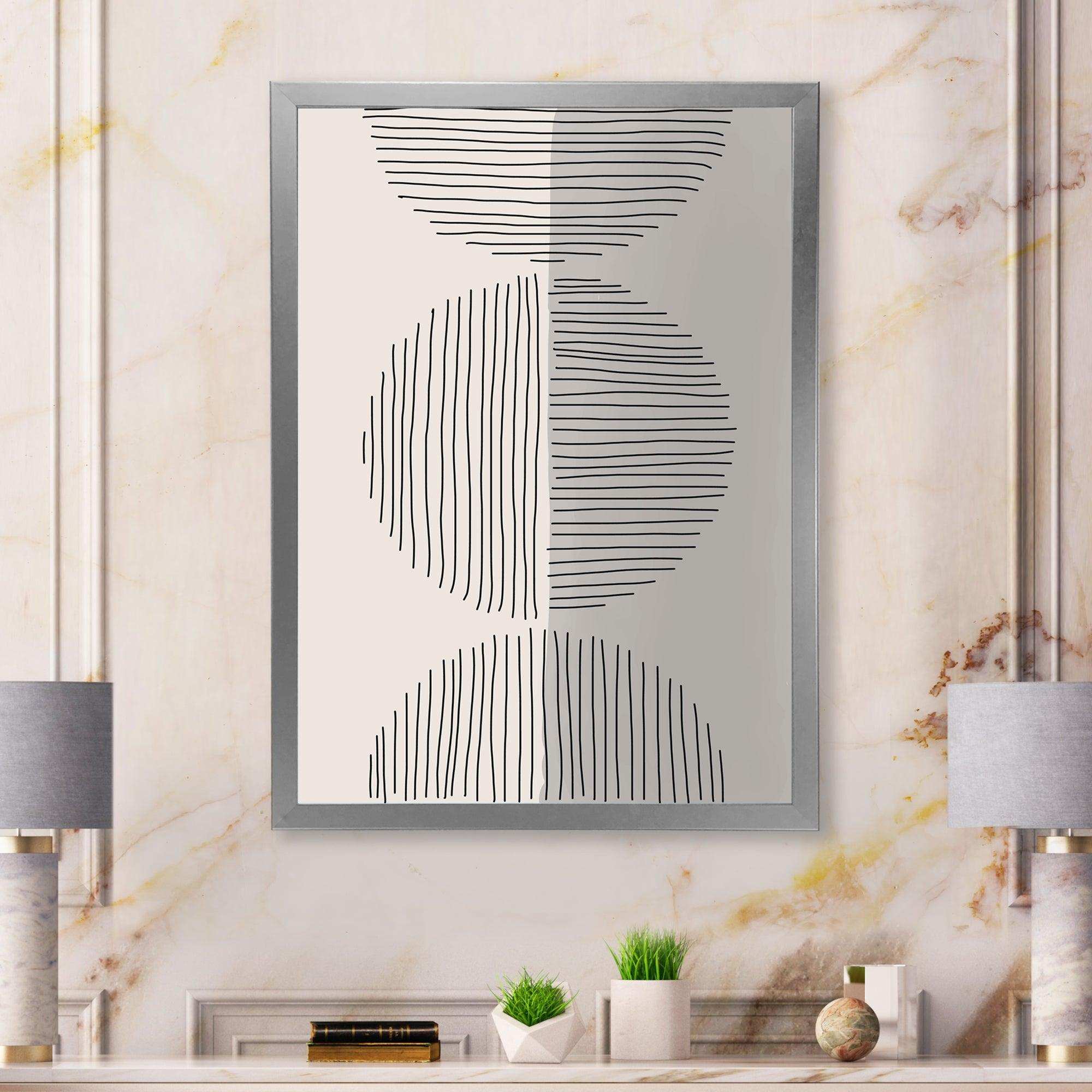 Minimal Geometric Lines And Circle VII