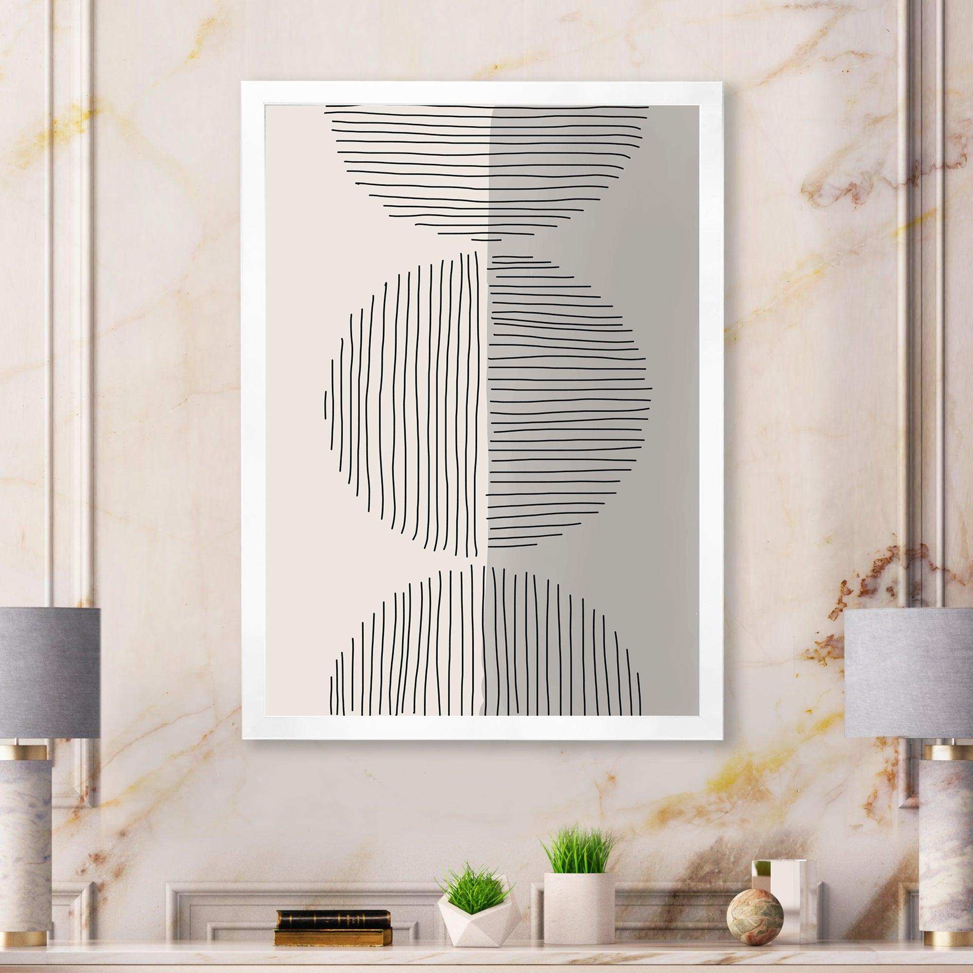 Minimal Geometric Lines And Circle VII