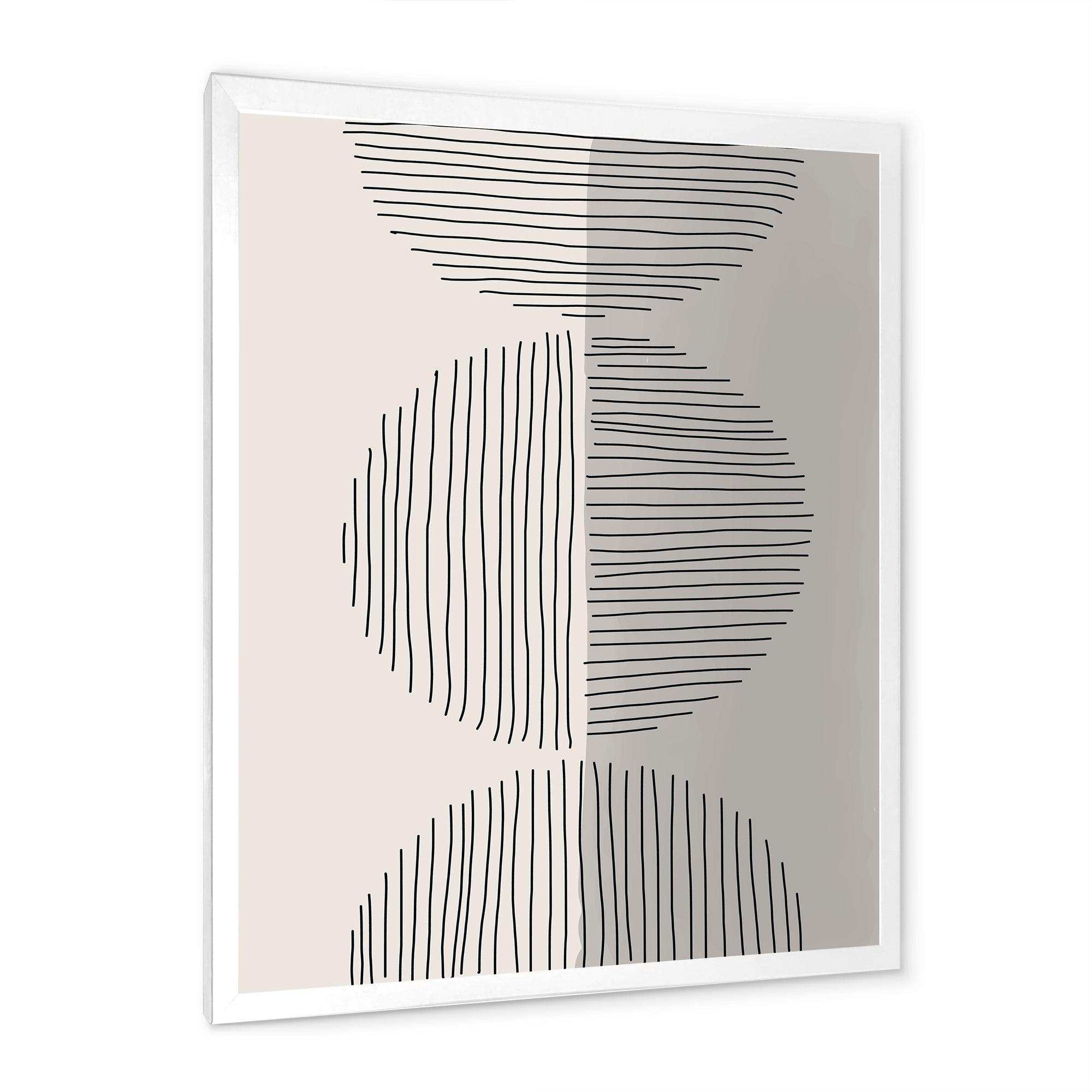 Minimal Geometric Lines And Circle VII