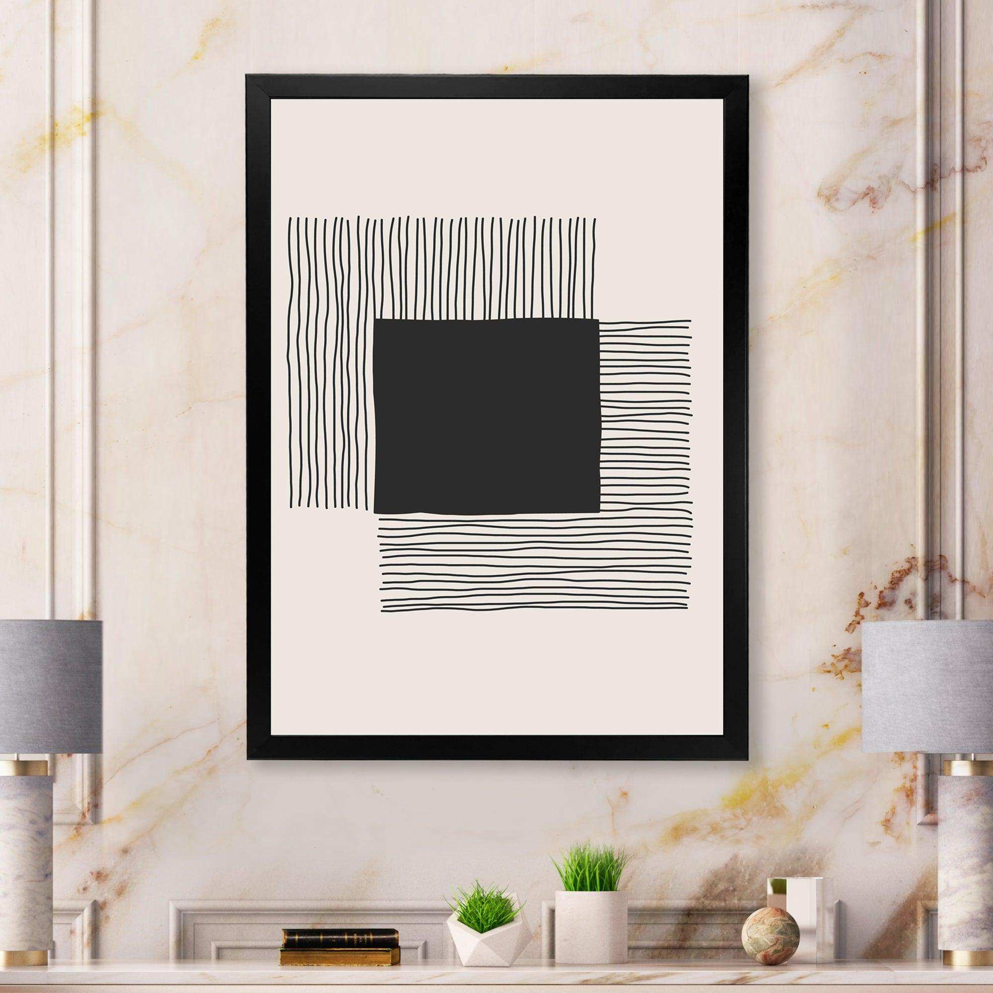 Minimal Geometric Lines And Squares VI