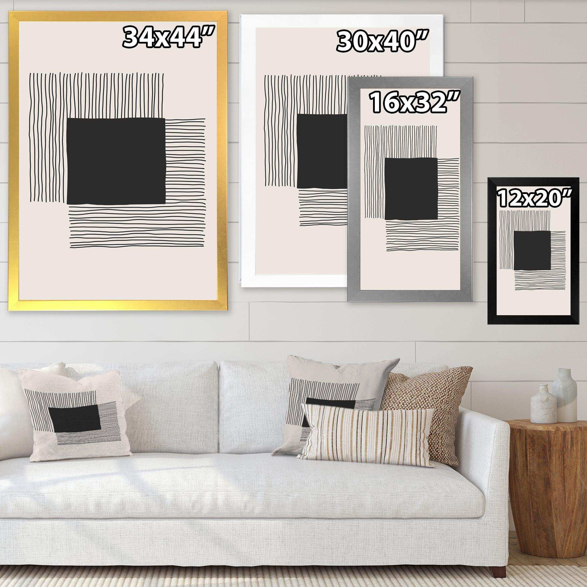 Minimal Geometric Lines And Squares VI