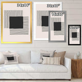 Minimal Geometric Lines And Squares VI