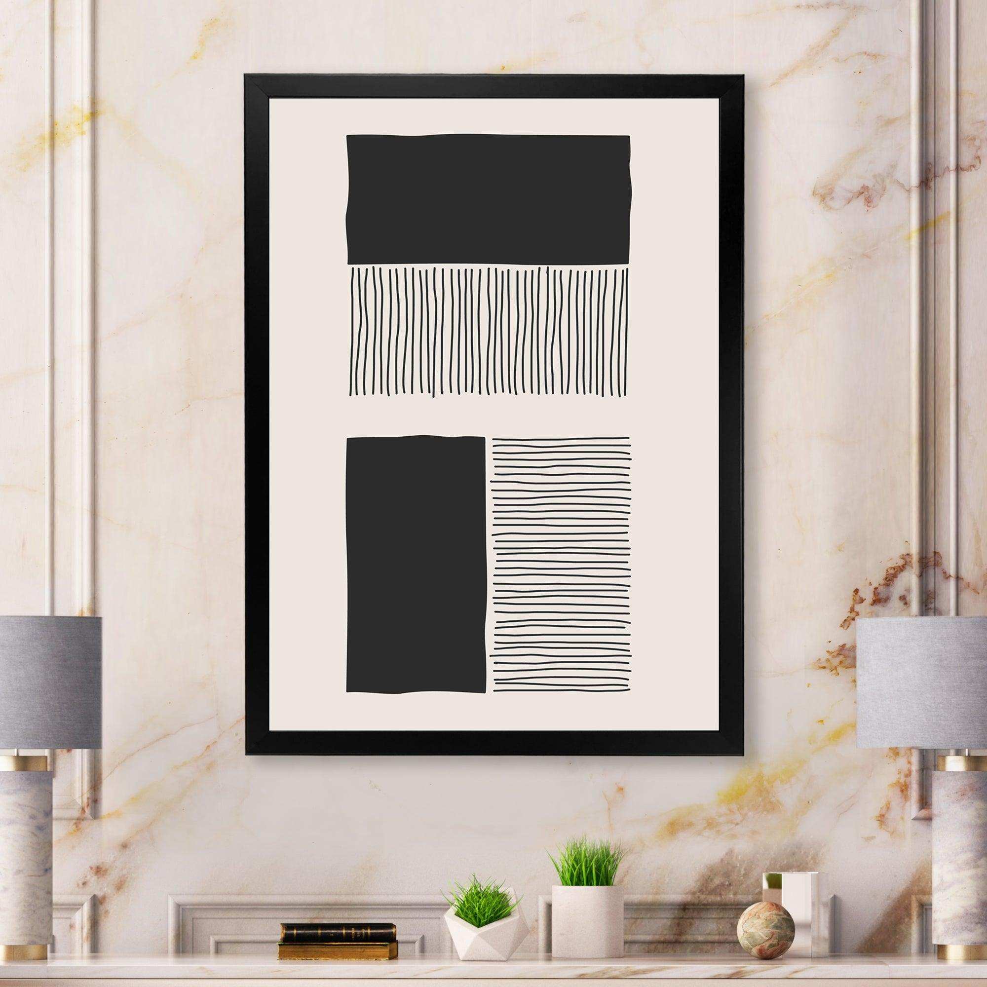 Minimal Geometric Lines And Squares VII