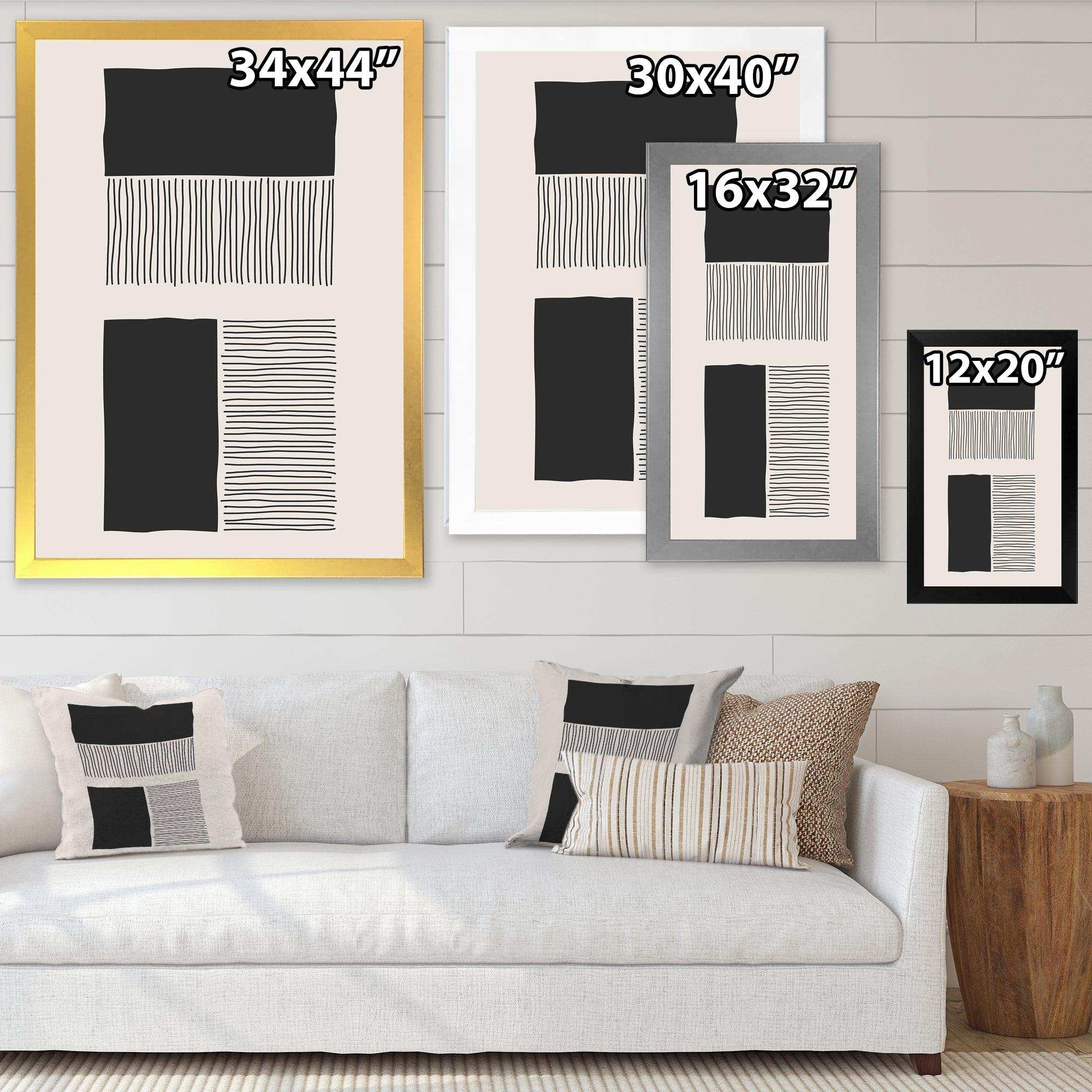 Minimal Geometric Lines And Squares VII