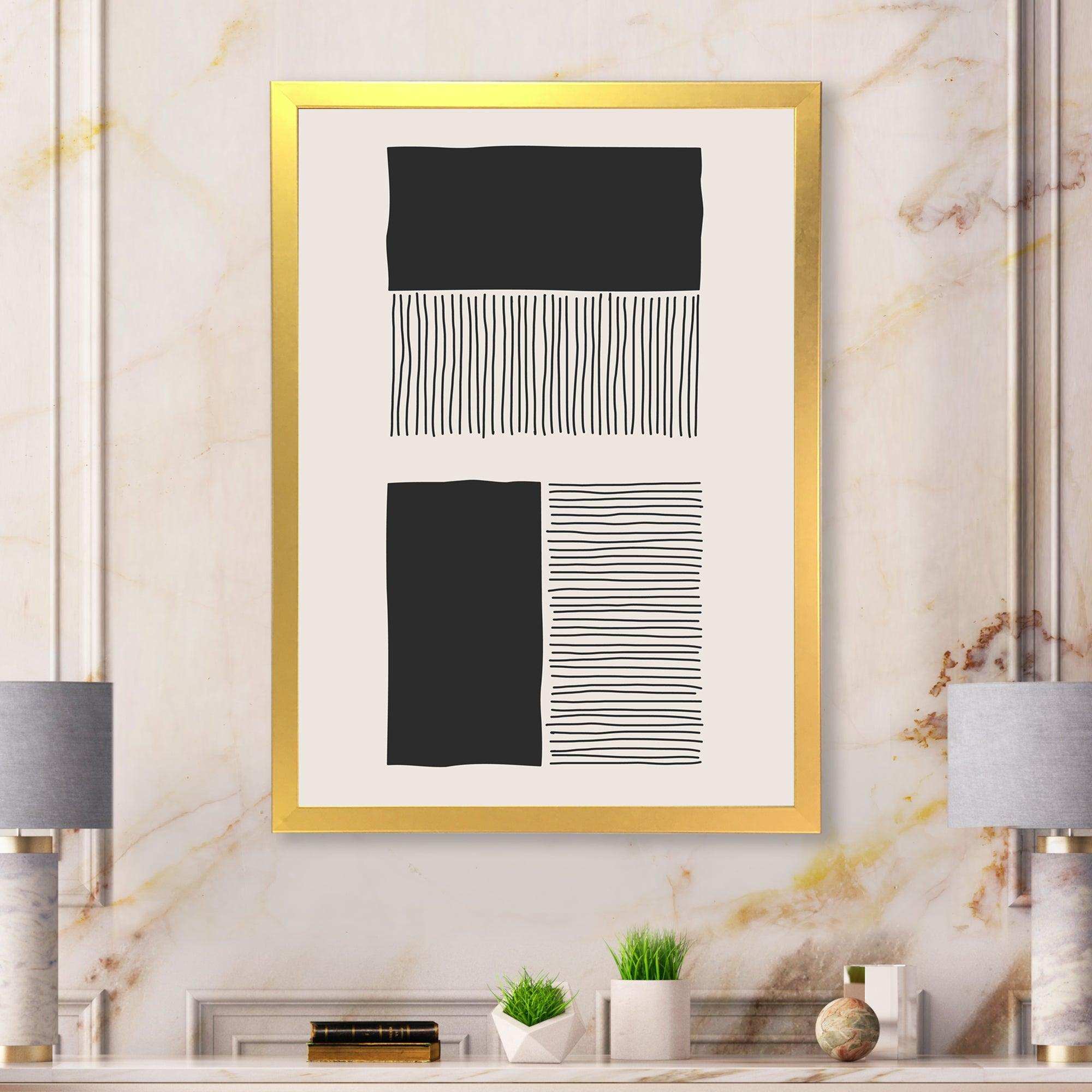 Minimal Geometric Lines And Squares VII