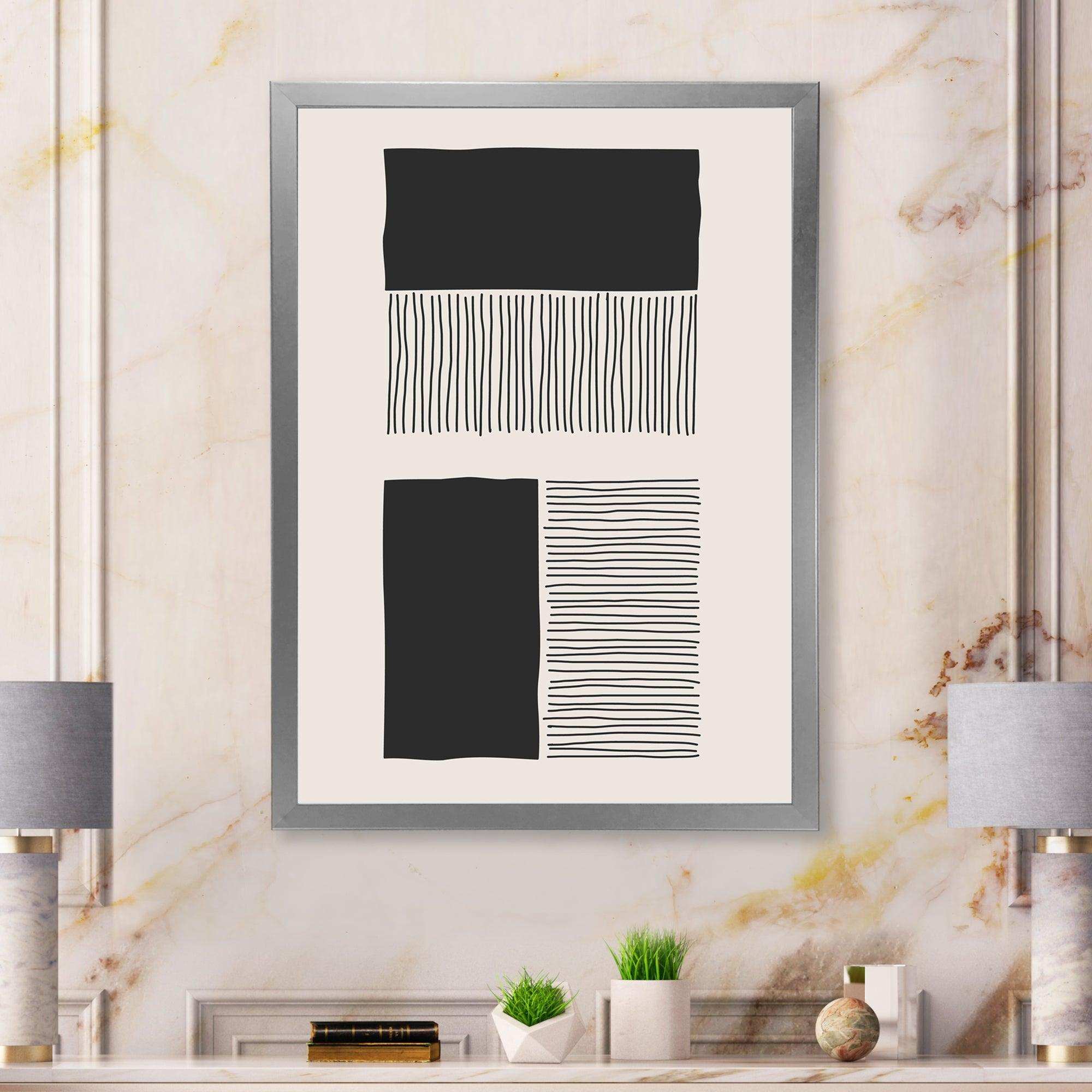 Minimal Geometric Lines And Squares VII