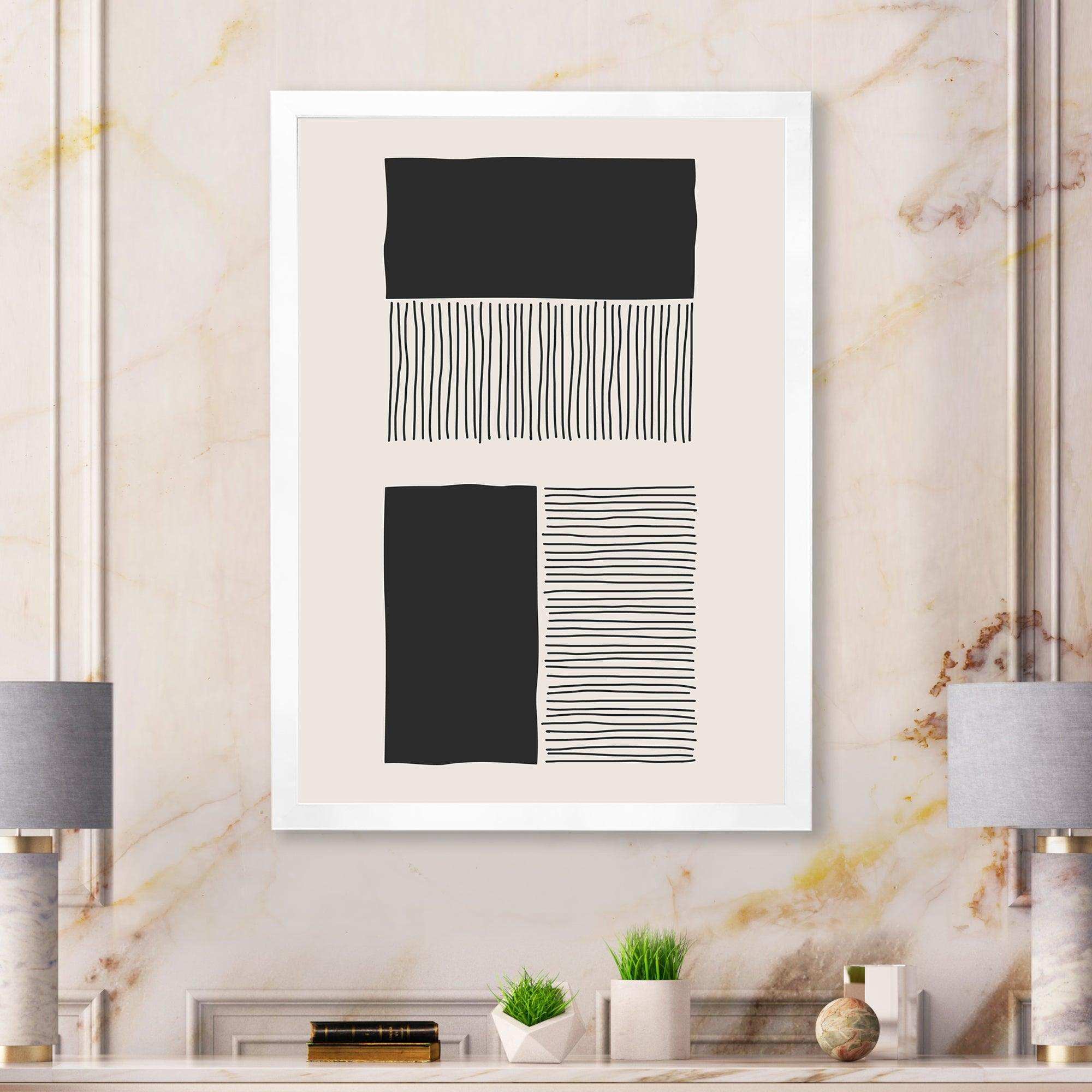 Minimal Geometric Lines And Squares VII