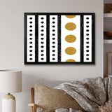 Retro Geometrical Abstract Minimal Pattern VI