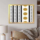 Retro Geometrical Abstract Minimal Pattern VI