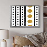 Retro Geometrical Abstract Minimal Pattern VI