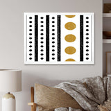 Retro Geometrical Abstract Minimal Pattern VI