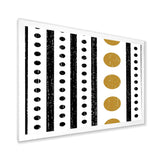 Retro Geometrical Abstract Minimal Pattern VI