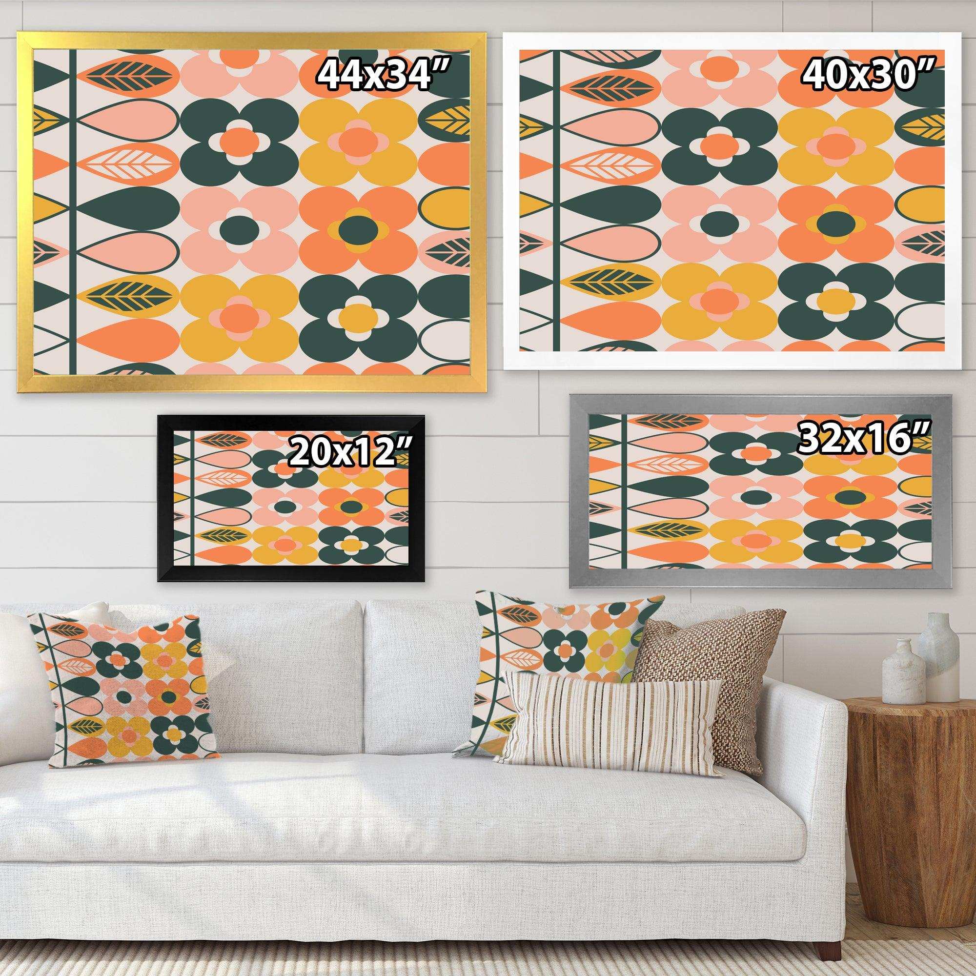 Botanical Retro Design I