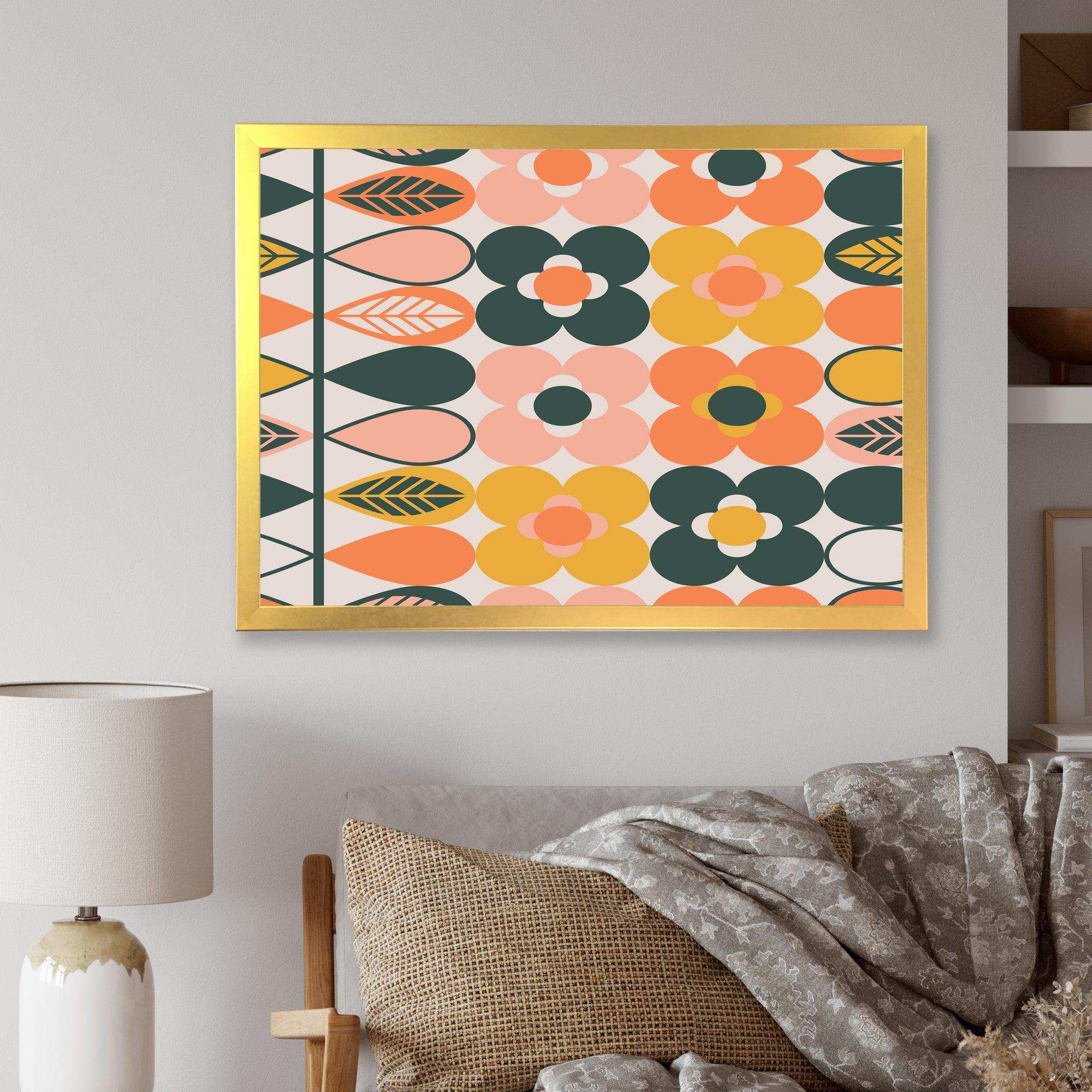 Botanical Retro Design I