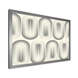 Retro Curved Minimal Geometric Ornament I