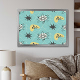 1950 Retro Pattern I Framed Print Matte White - 1.5 Width