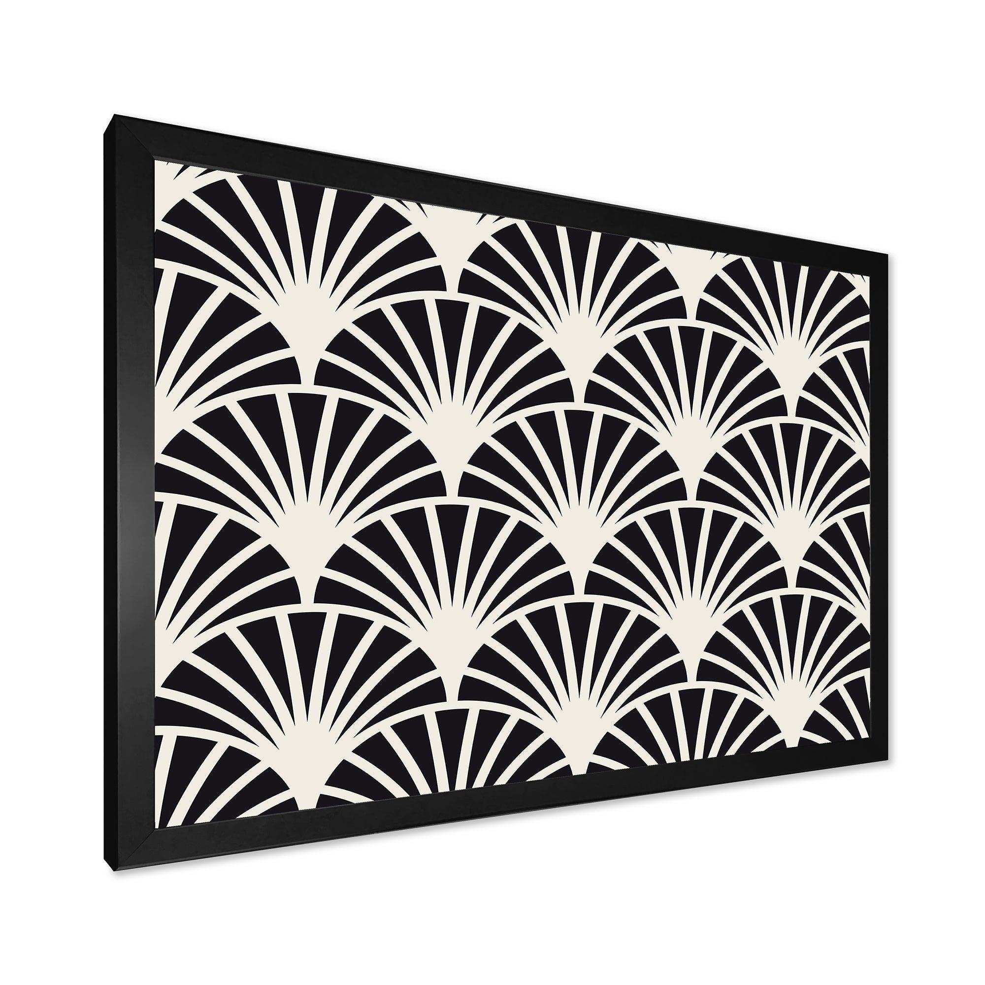 Retro Art Deco Waves I