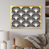 Retro Art Deco Waves I