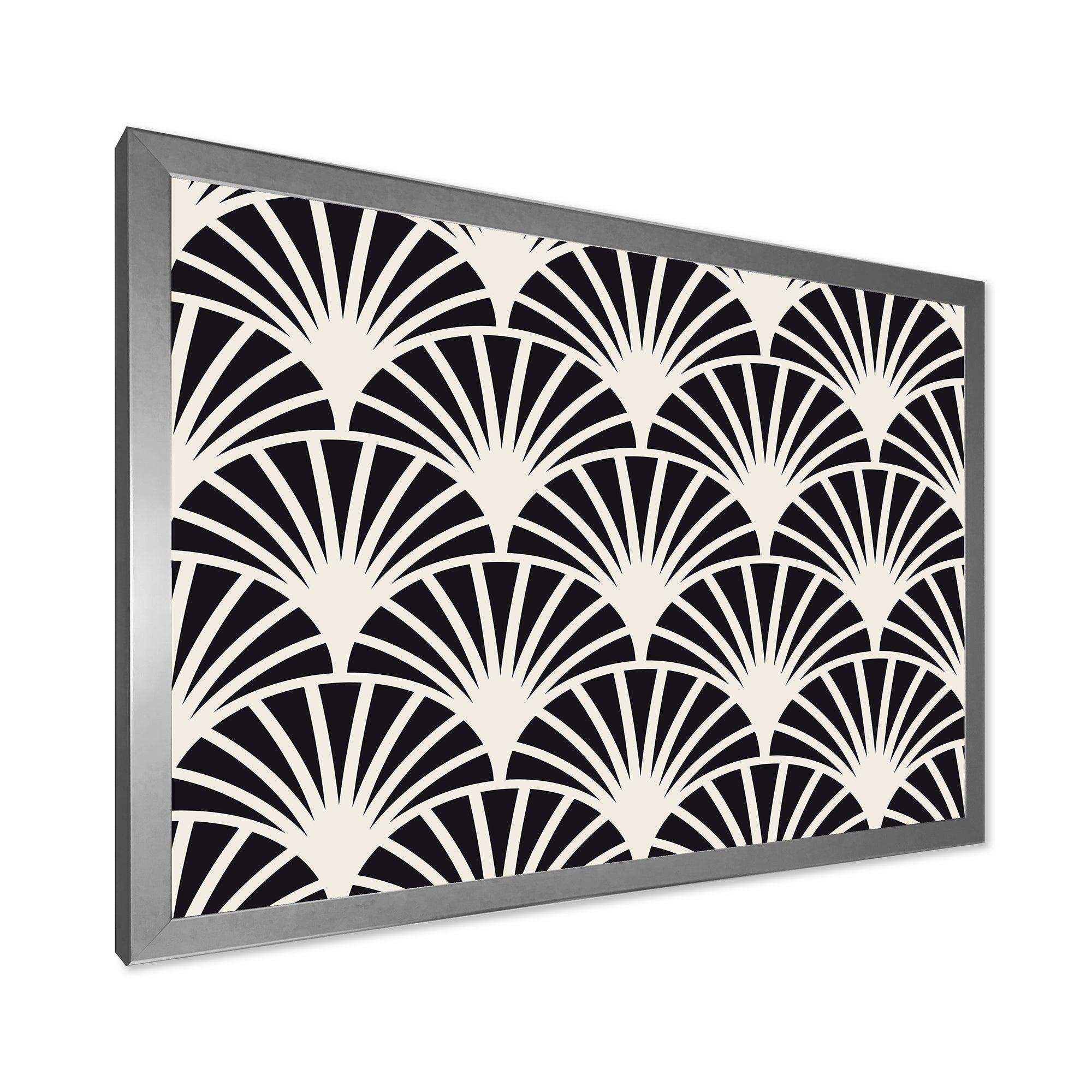 Retro Art Deco Waves I