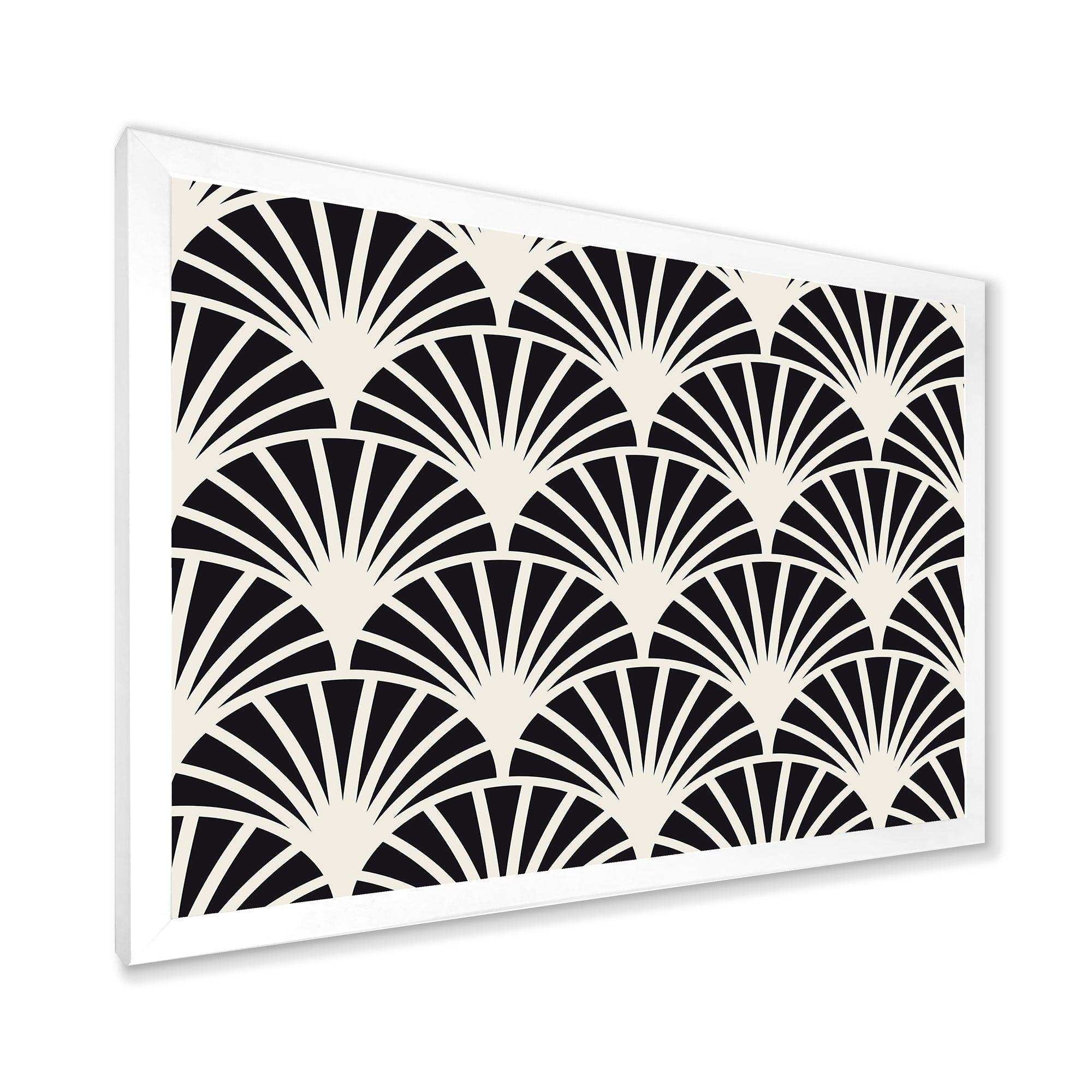 Retro Art Deco Waves I