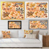 Retro Indian Floral Batik III