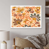 Retro Indian Floral Batik III