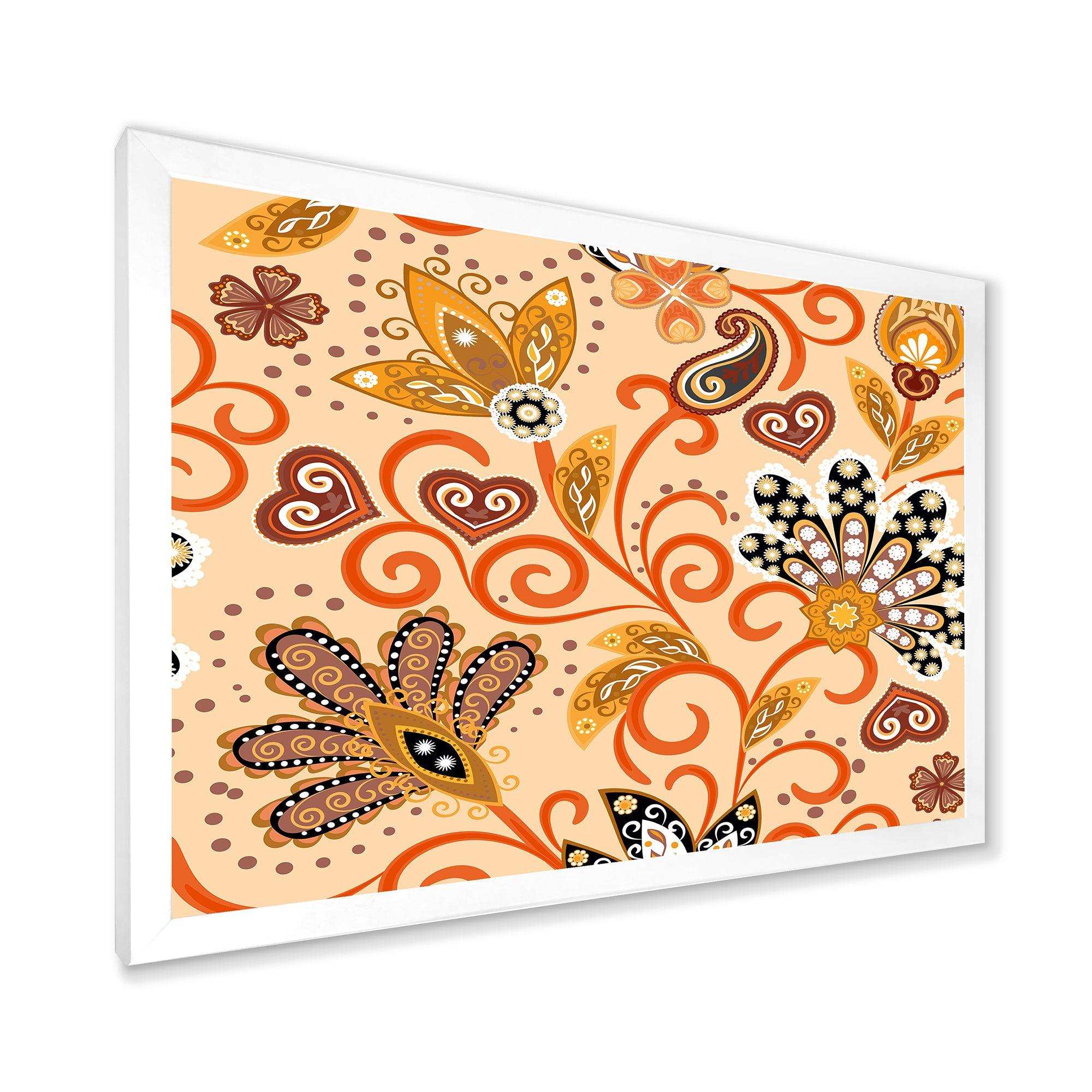 Retro Indian Floral Batik III